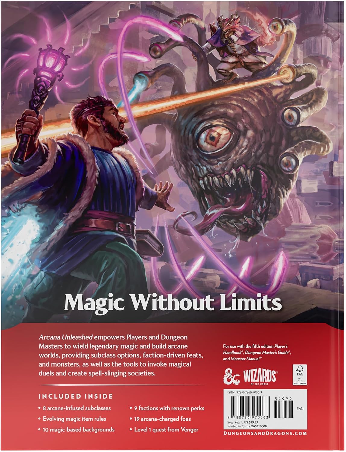 Dungeons & Dragons Arcana Unleashed | D&D Gameplay Expansion Book