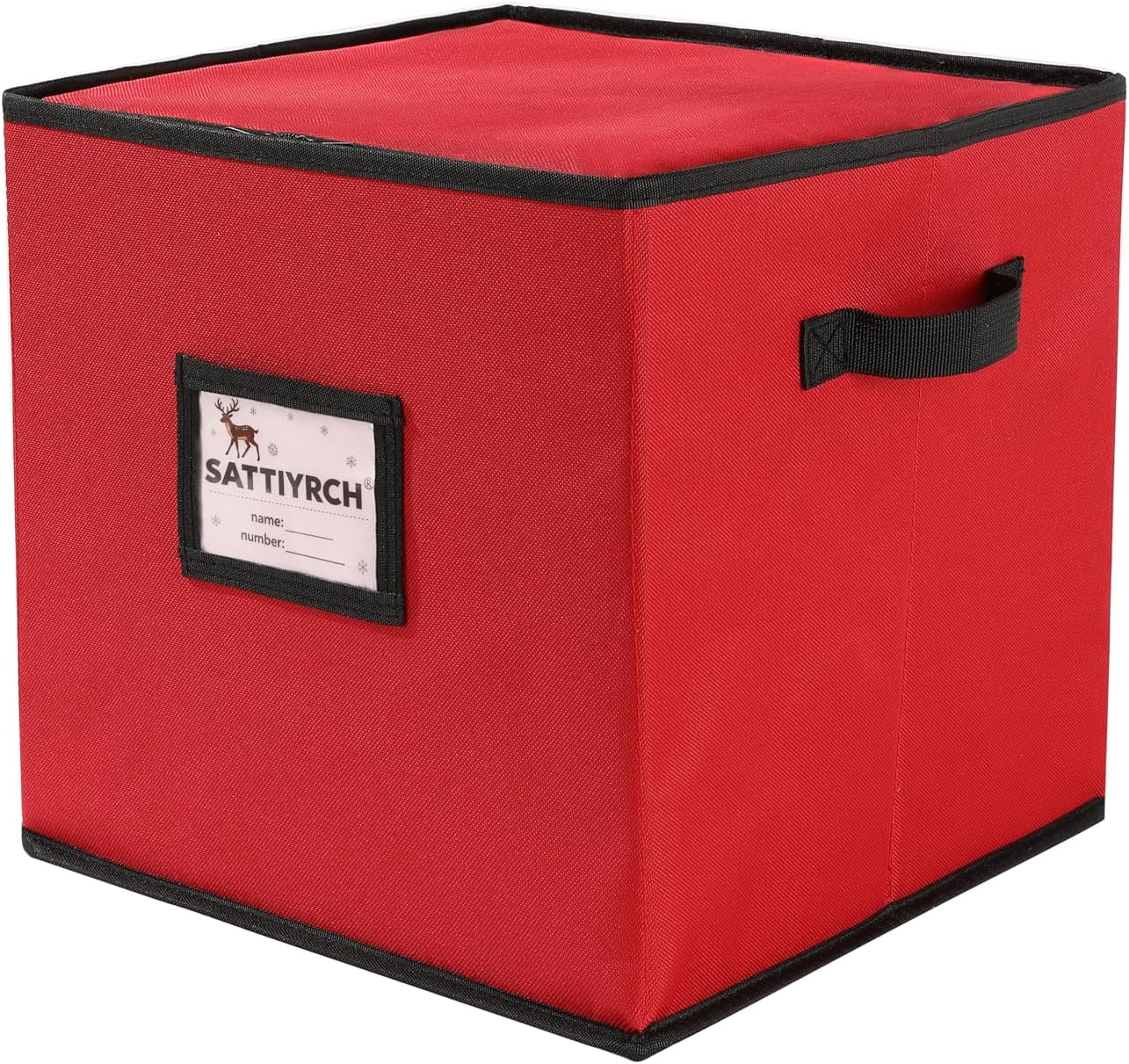 Sattiyrch Christmas Ornament Storage Box,Box Contributes Slots for 128 Holiday Ornaments 3-Inch