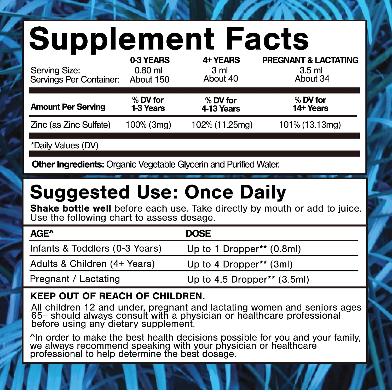 Tropical Oasis - Premium Ionized Plant Based Trace Minerals Liquid Formula- 74 essential minerals in liquid form for up to 96% Absorption - 16 oz, 32 servings