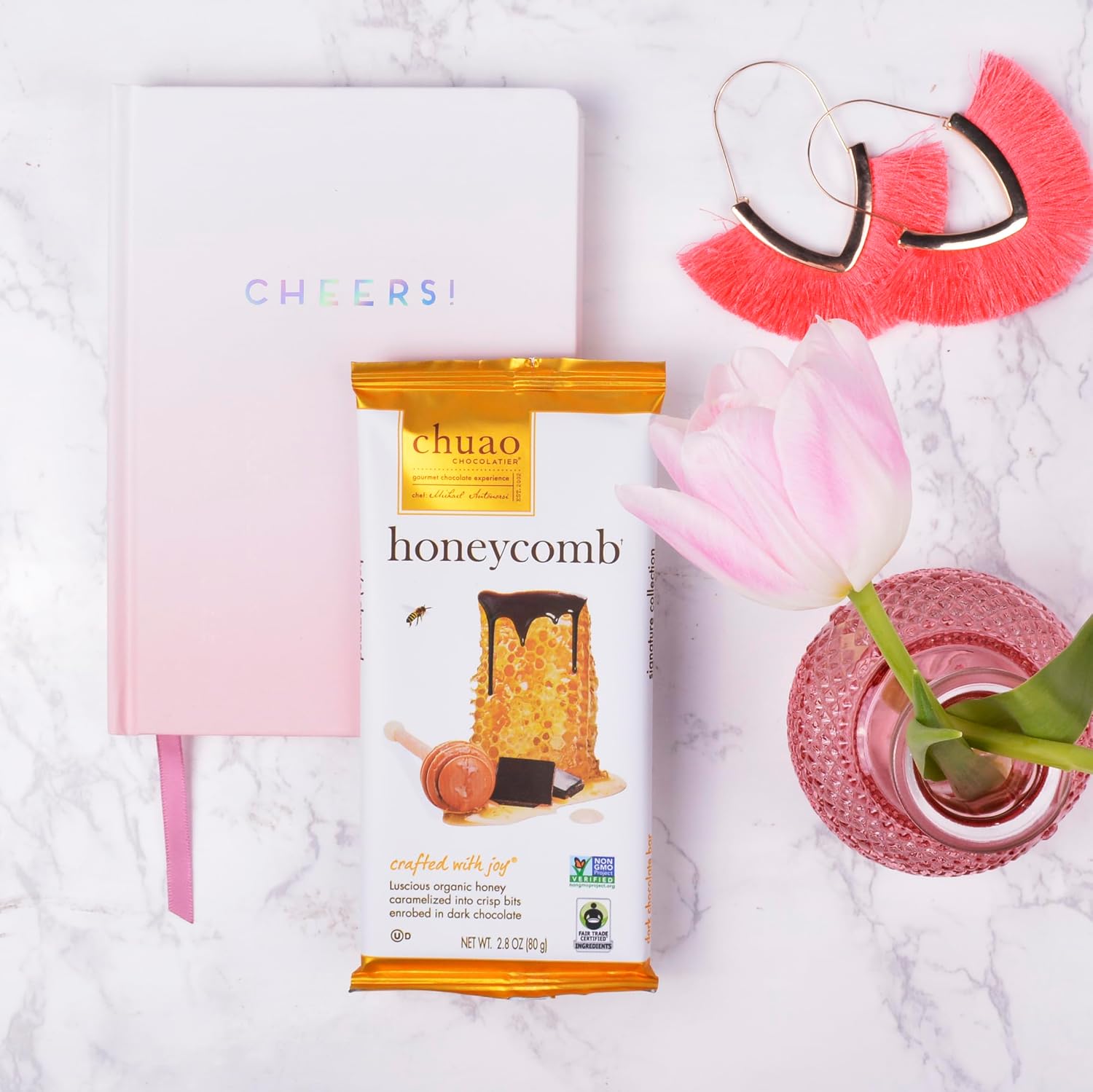Chuao Chocolatier Ravishing Rocky Road Milk Chocolate Bars | Gourmet Almond Vegan Marshmallows Artisan No Preservatives | 10 Pack (2.8 oz each)