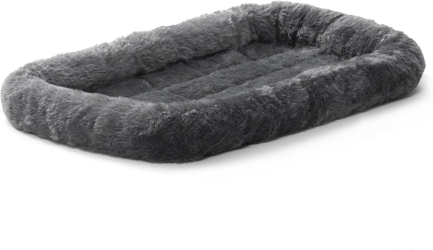 MidWest Homes for Pets QuietTime XXS Dog Bed – Cinnamon Faux Fur Bolster, Ultra-Soft and Machine Washable, Fits 18-Inch Crates and Carriers, for Small Dogs and Cats