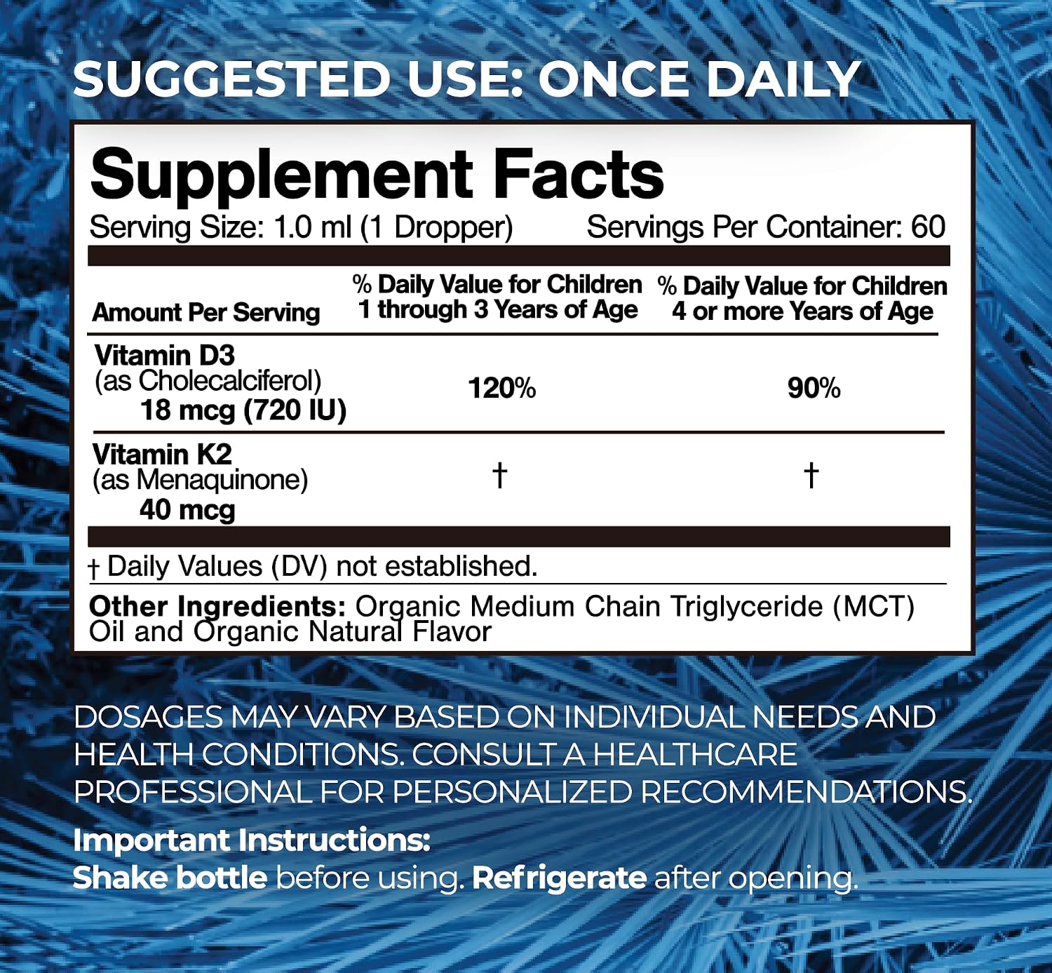 Premium Liquid Multivitamin For Kids | Sugar Free Kids Vitamins | 100% DV of 14 Vitamins for Kids | Multivitamin for Children Ages 4+ | Great Tasting, Non-GMO, Max 98% Absorption Rate- 16 oz, 32 Serv
