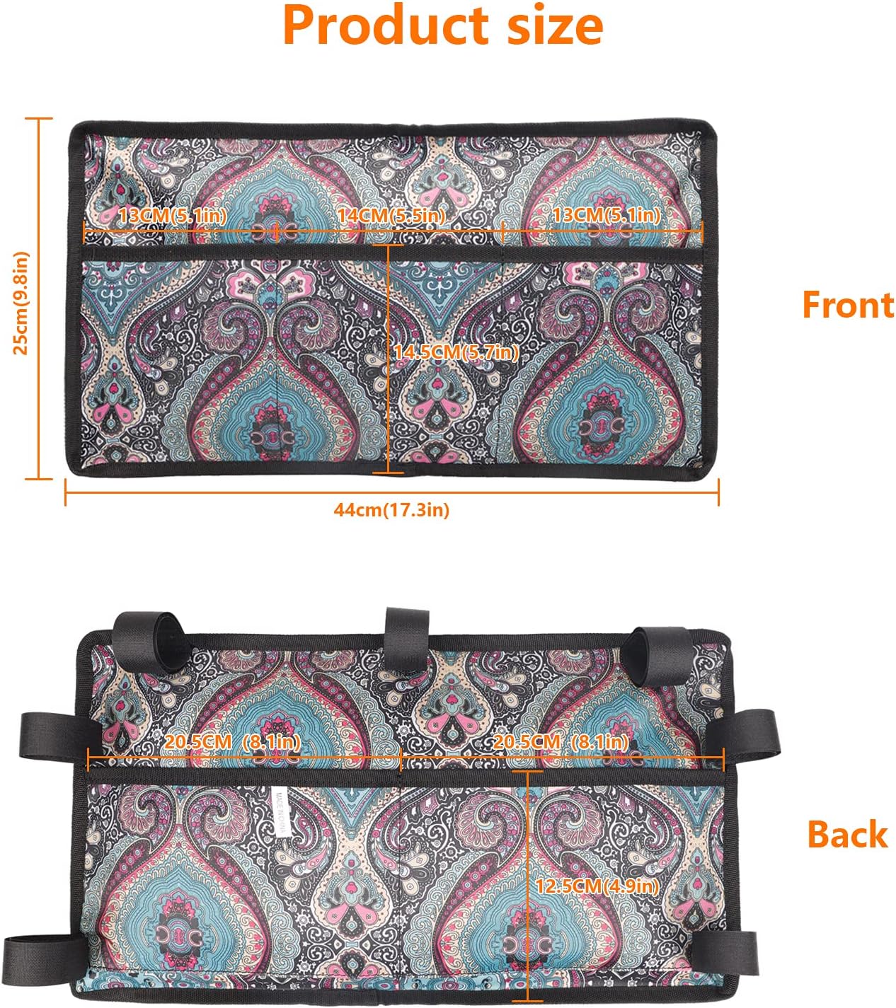 Walker Bag, Walker Accessories for Elderly, Walker Basket Walker Tray for Folding Walkers, Rollator or Scooter, Wheelchair Bag for Seniors