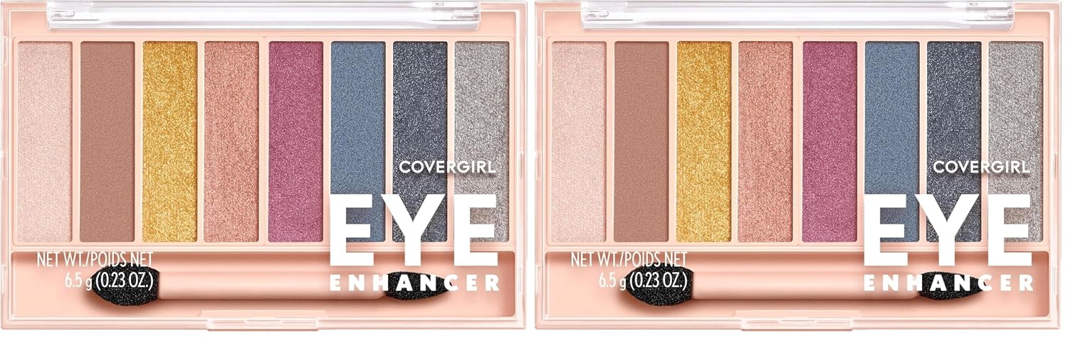 COVERGIRL - Eye Enhancers 1-Kit Eyeshadow, silky, sheer formula, double ended applicator, 100% Cruelty-free
