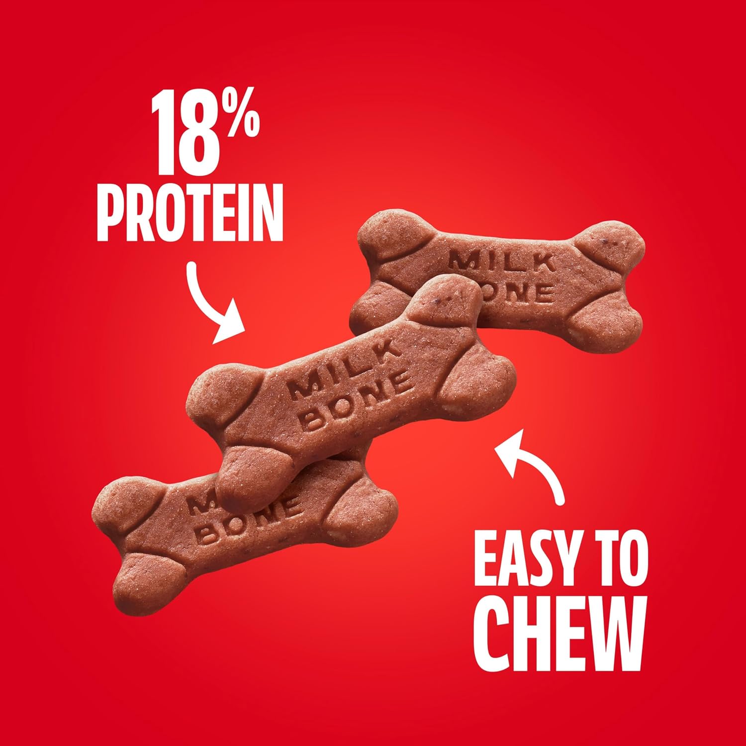 Milk-Bone Soft & Chewy Dog Training Treats, 25 oz Canister | Made with real chicken breast, soft dog treats for training and rewarding, 18% protein, fortified with vitamins and minerals