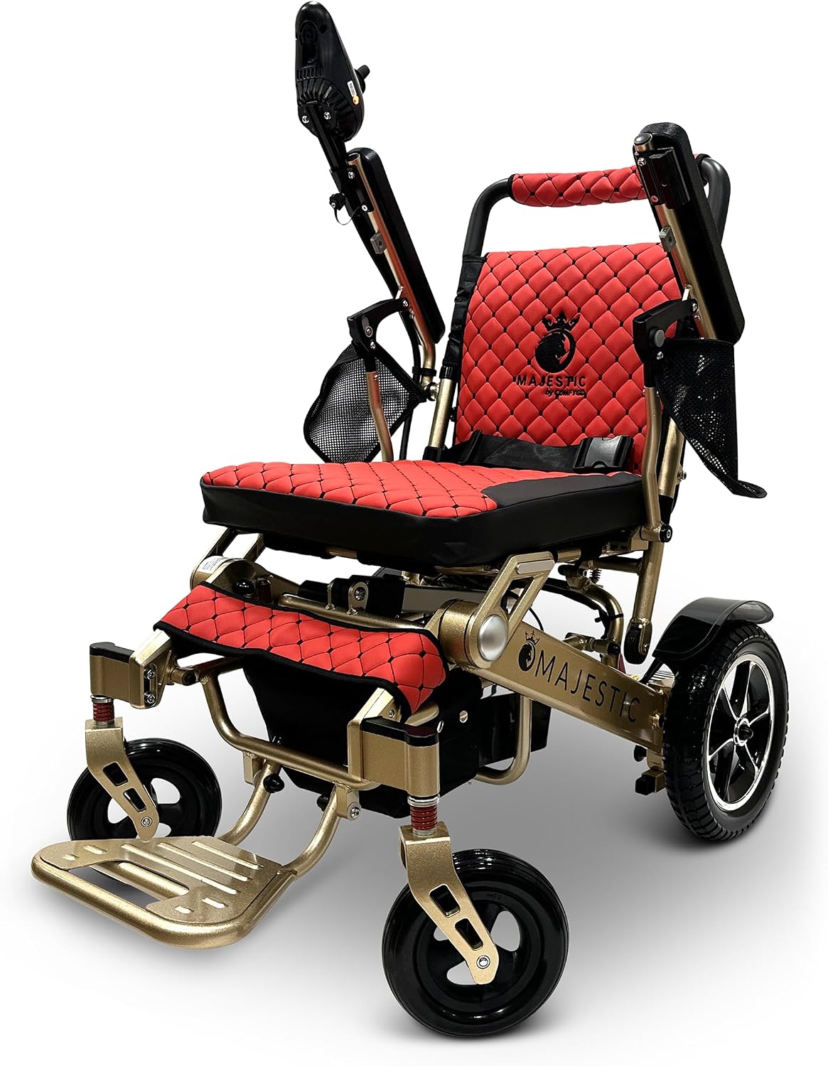 Electric Wheelchairs for Adults, 350 lbs Capacity, Up to 13 Miles Range, Lightweight Wheelchair for Seniors, Remote Controlled Wheel Chair