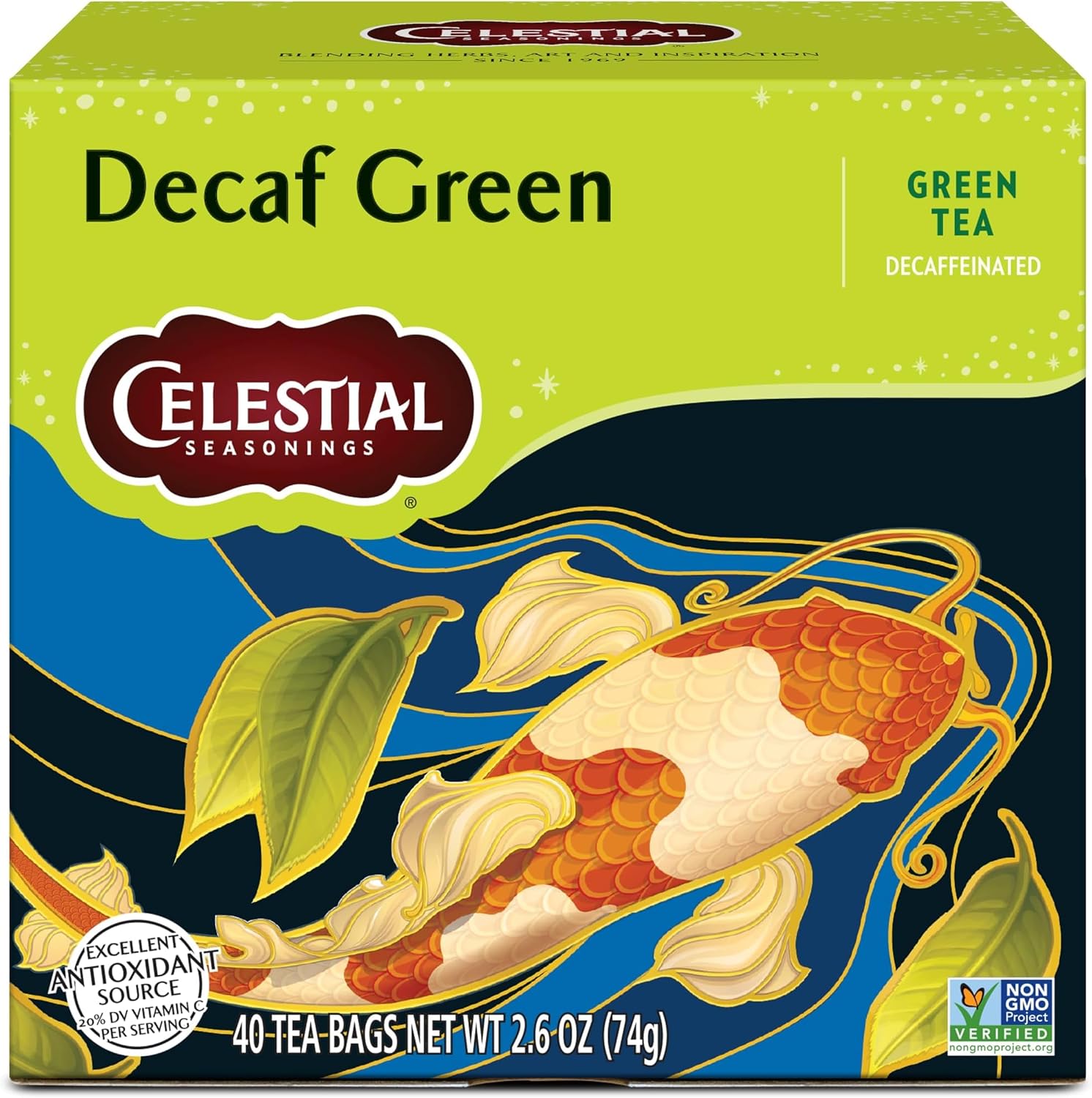 Celestial Seasonings Authentic Green Tea 40 Count