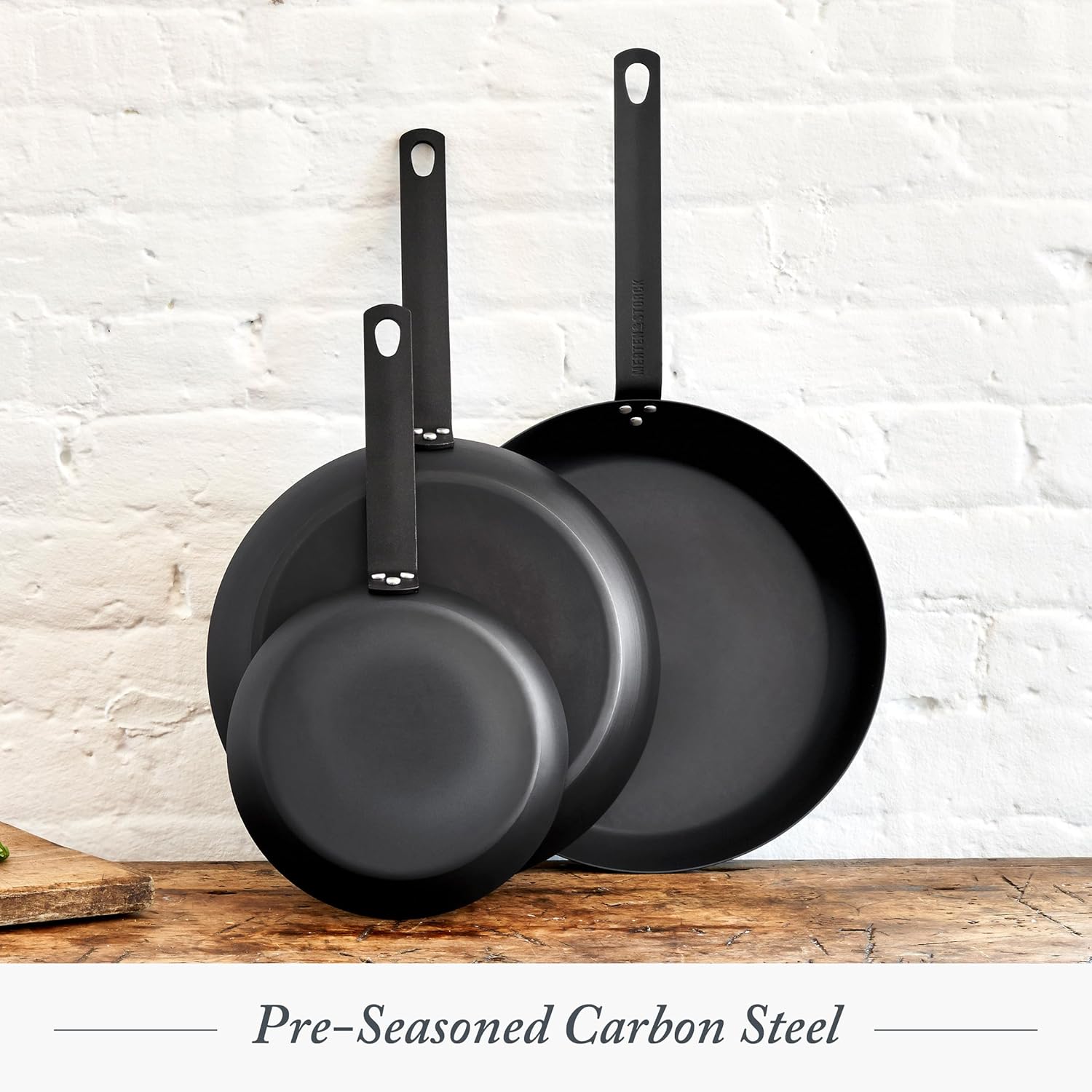 Merten & Storck 10" Pre-Seasoned Carbon Steel Frying Pan Skillet