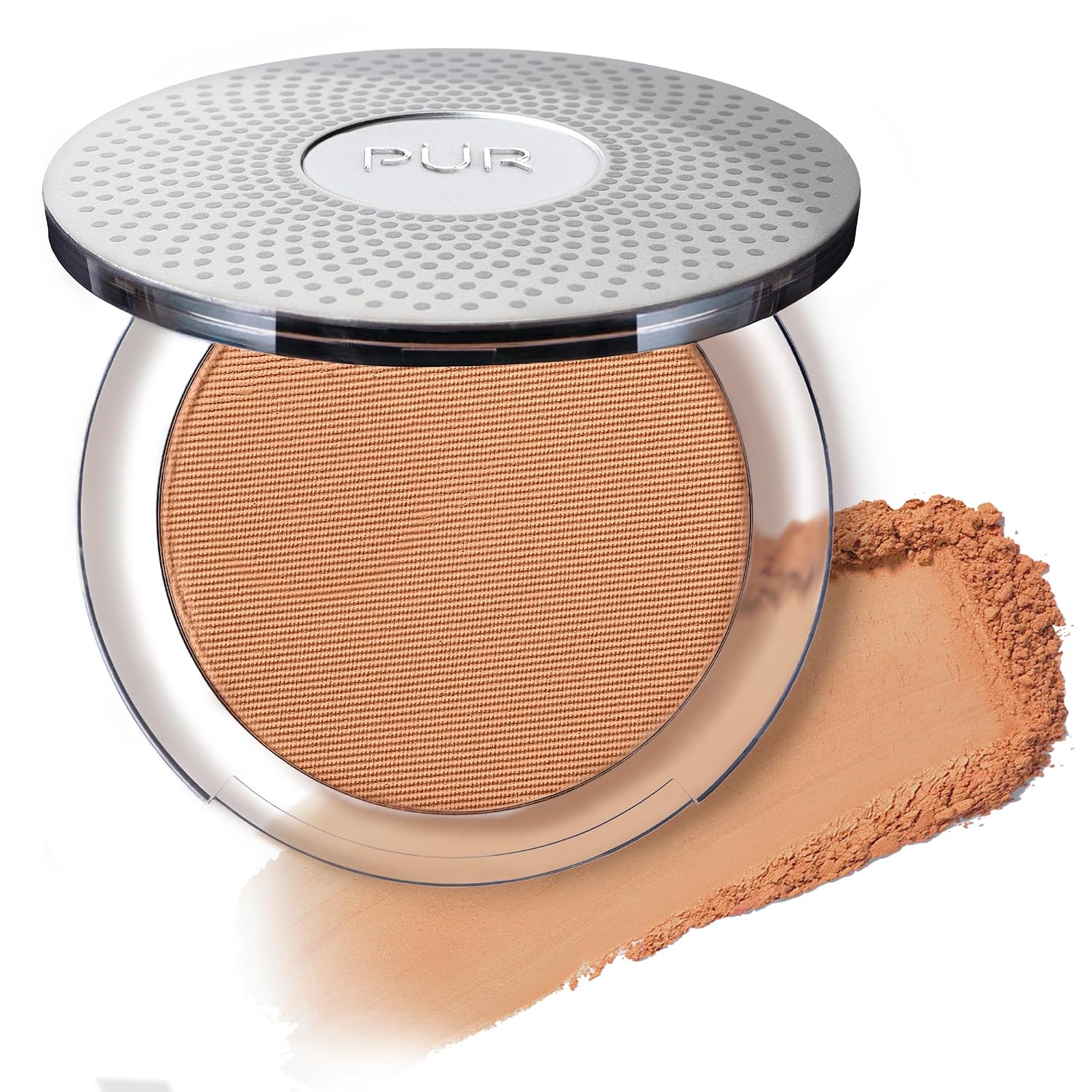 PÜR 4-in-1 Pressed Mineral Makeup Powder Foundation with SPF 15 | Buildable Foundation Coverage - Smooth, Even-Looking Complexion Makeup Delivers Custom Coverage and Comfortable Everyday Wear