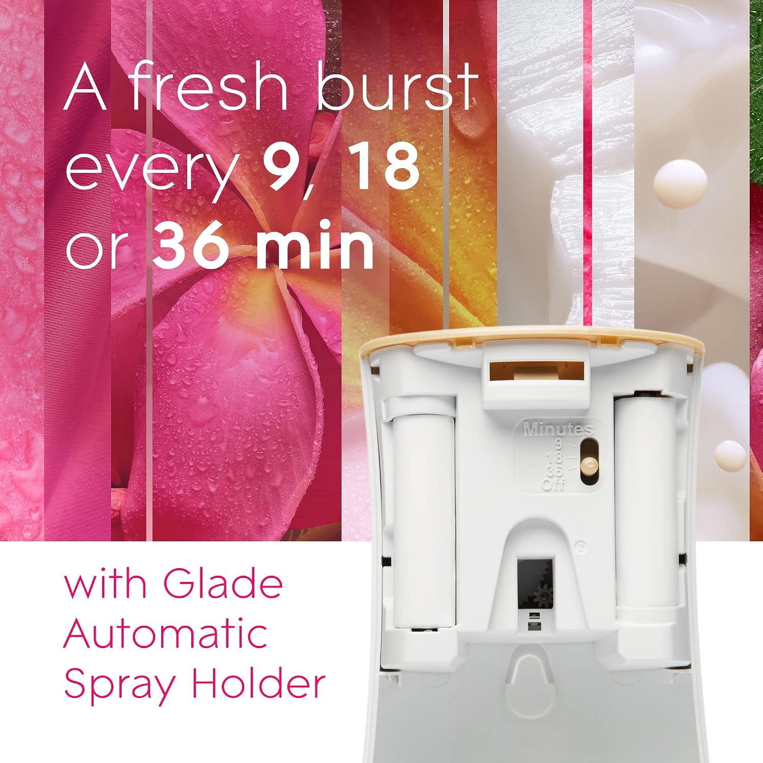 Glade Automatic Spray Refill, Air Freshener for Home and Bathroom, Cashmere Woods, 6.2 Oz