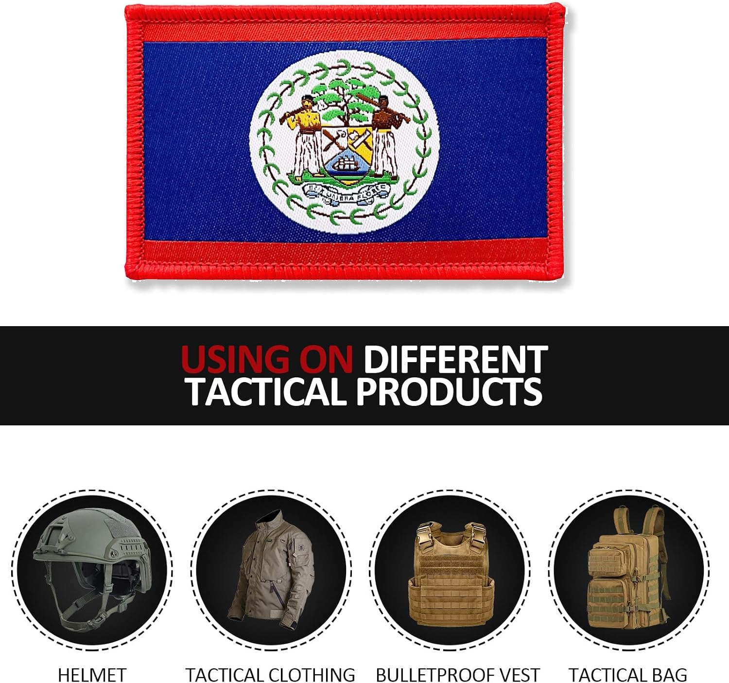 2 Pack Nicaragua Flags Patch Nicaraguans Flag Patches Patriotic Military Team Tactical Patch 3×2 Inch