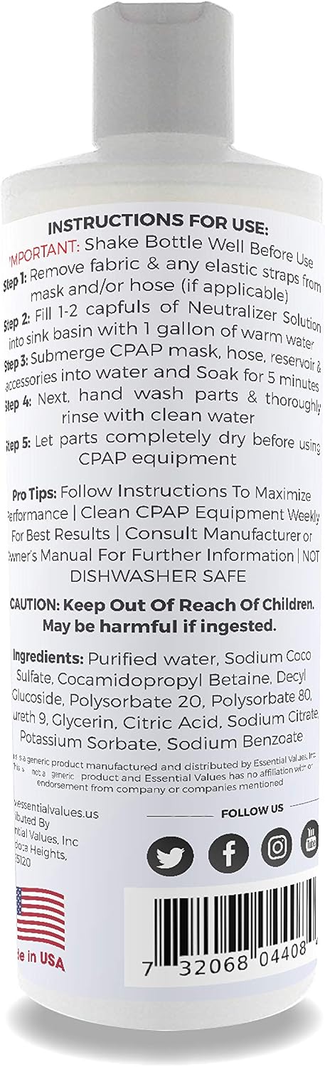 Essential Values CPAP Cleaner Pre-Wash