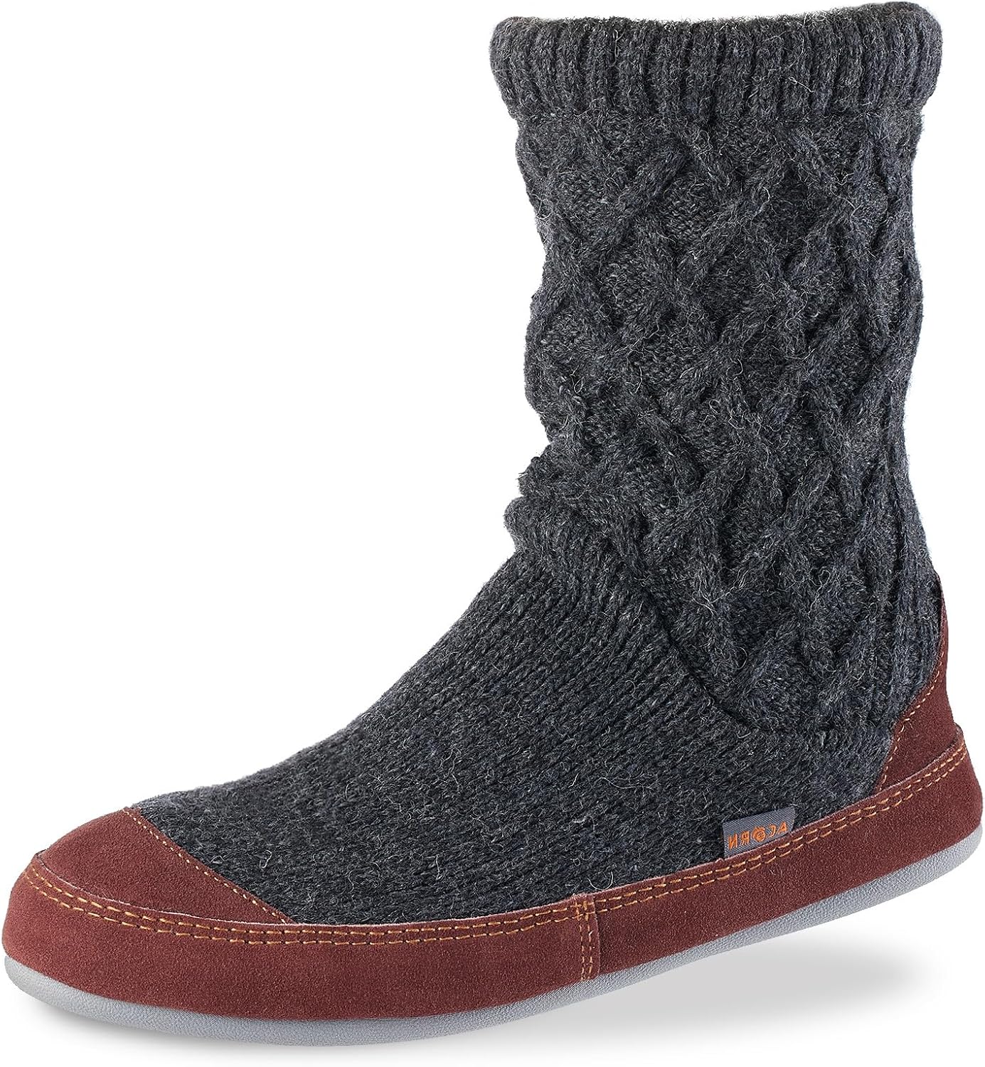 Acorn Slouch Boots Slippers for Women - Comfy, Memory Foam, Non-Slip, Durable, Mid-Calf House Slipper with Indoor/Outdoor Sole