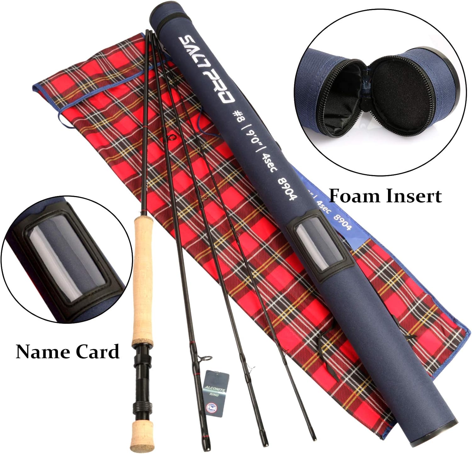 Maxcatch Saltwater Fly Fishing Rod 9ft 7/8/9/10/11/12wt Graphite IM10 Fast Action
