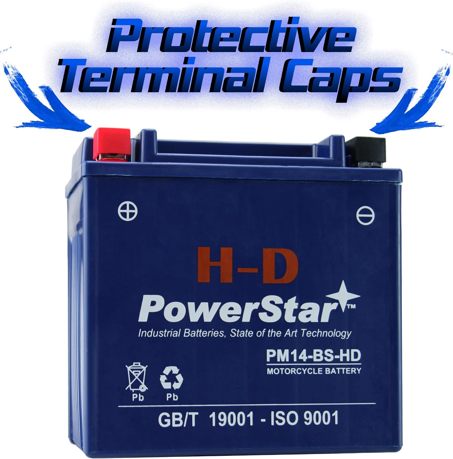 PowerStar YTX14-BS UTV Battery Replacement for Honda Pioneer 1000, Pioneer 700, MUV700, Pioneer 500