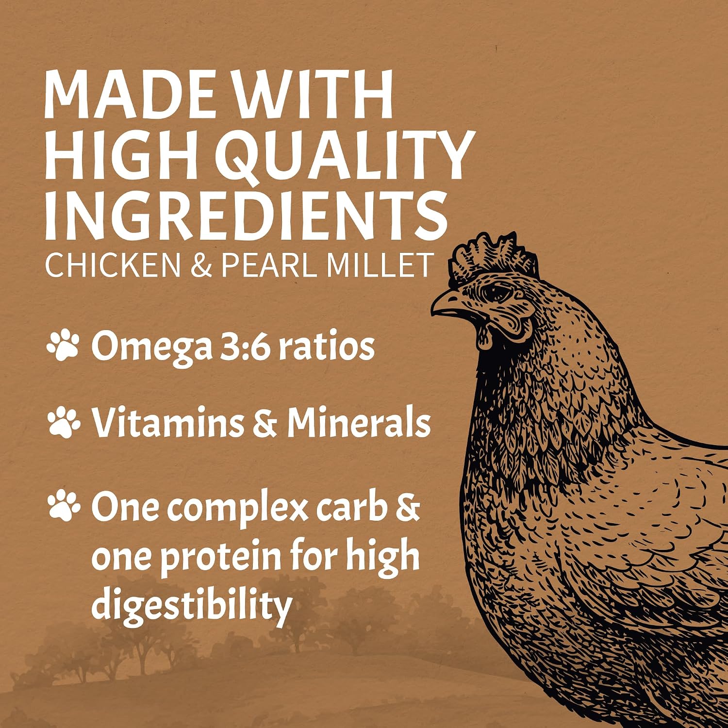 Canine Caviar - Open Range: Water Buffalo & Chickpea Alkaline Dry Dog Food, Limited Ingredients, Gluten-Free, Based on Science & Research, Veterinary Alternative Diet (22 Pound Bag)
