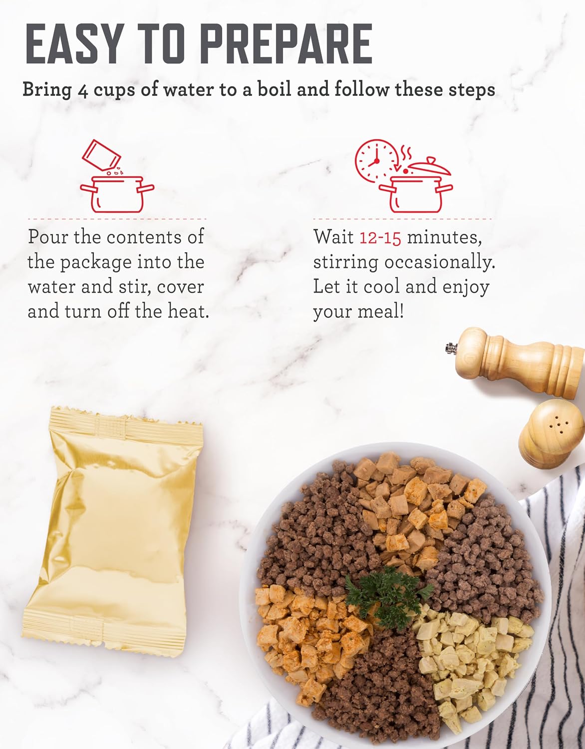 ReadyWise Emergency Food Supply - 132 Servings, Survival Bucket, Dehydrated & Freeze Dried Protein Meals, Camping Essentials, Ready to Eat Disaster Prepping Supplies,up to 25 Year Shelf Life