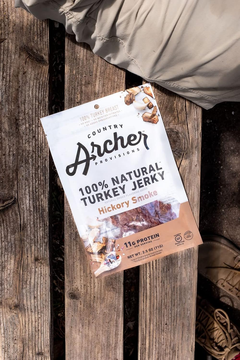 Archer Hickory Smoke Turkey Jerky, 2.5 OZ