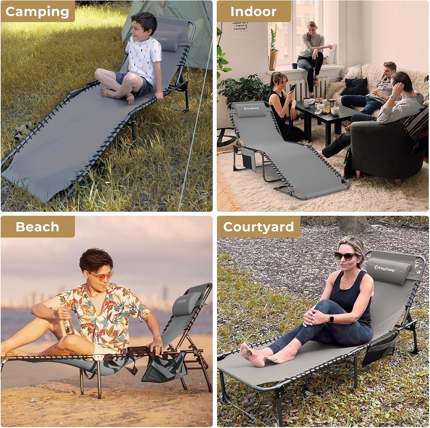KingCamp Lounge Chair Outdoor