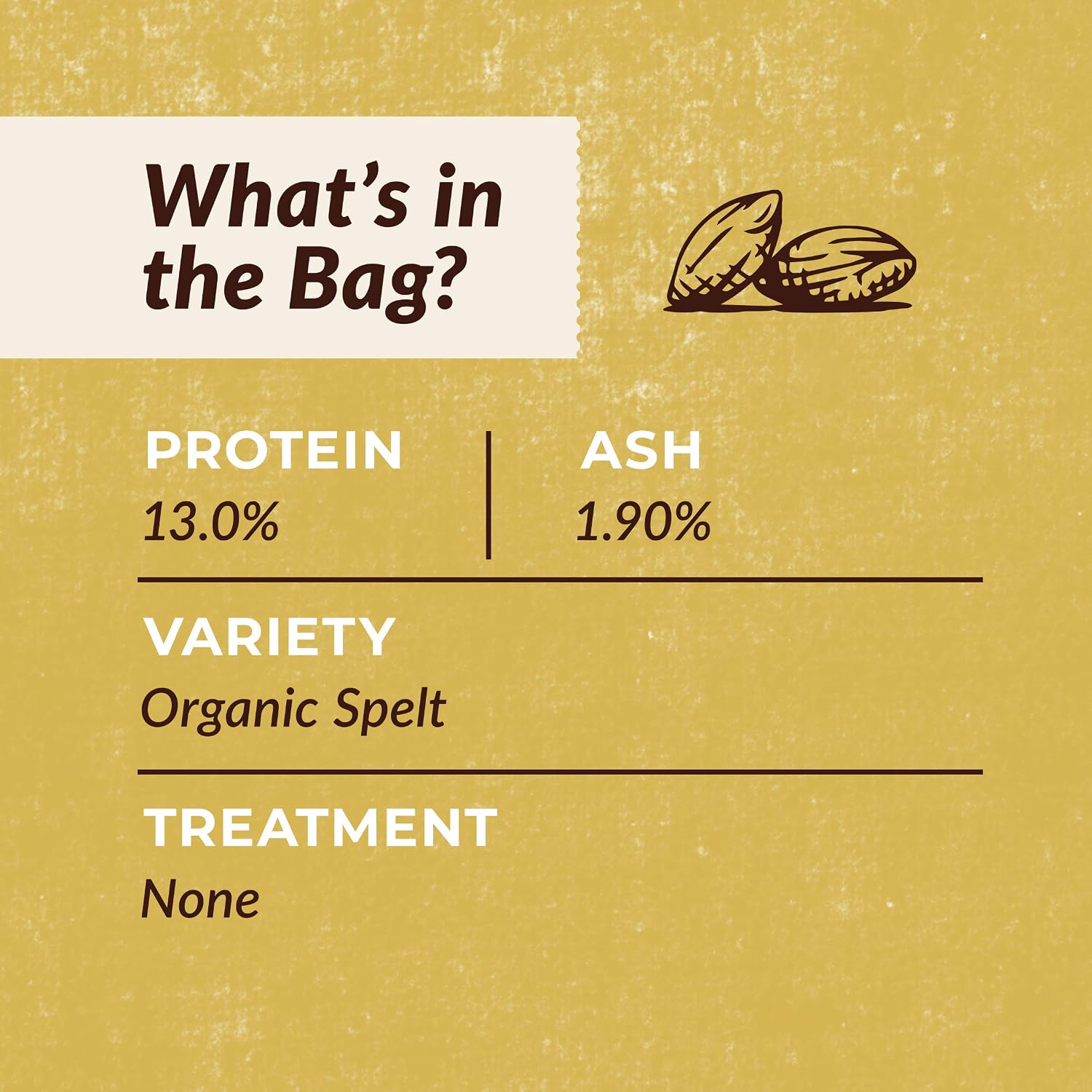 Organic 100% Whole Wheat Hi-Pro Fine Flour – 25 lb. bag