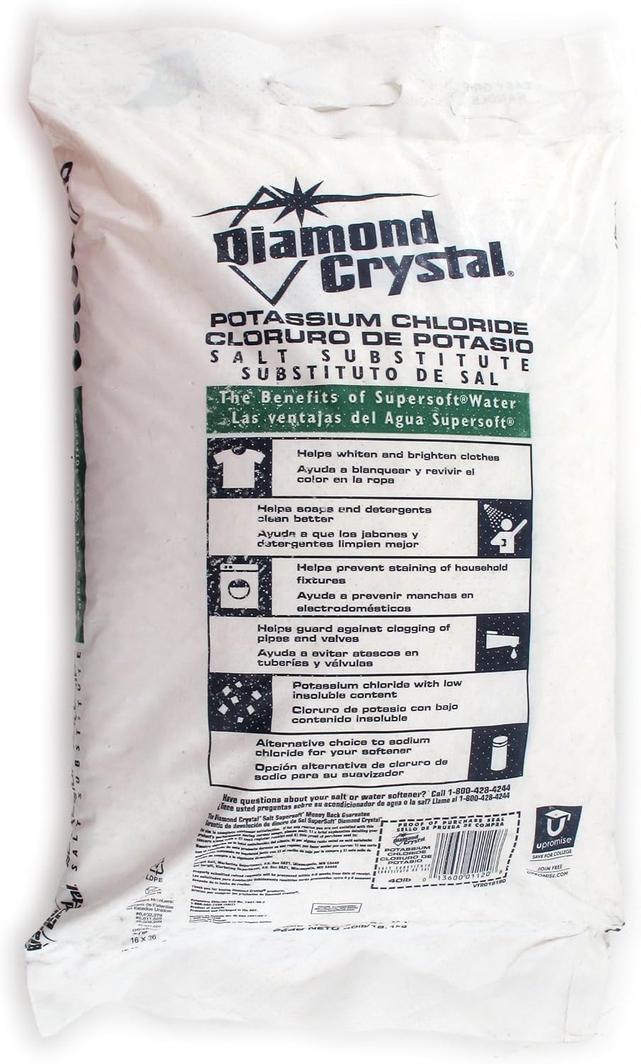 Diamond Crystal Water Softener Bag 40 Lb.