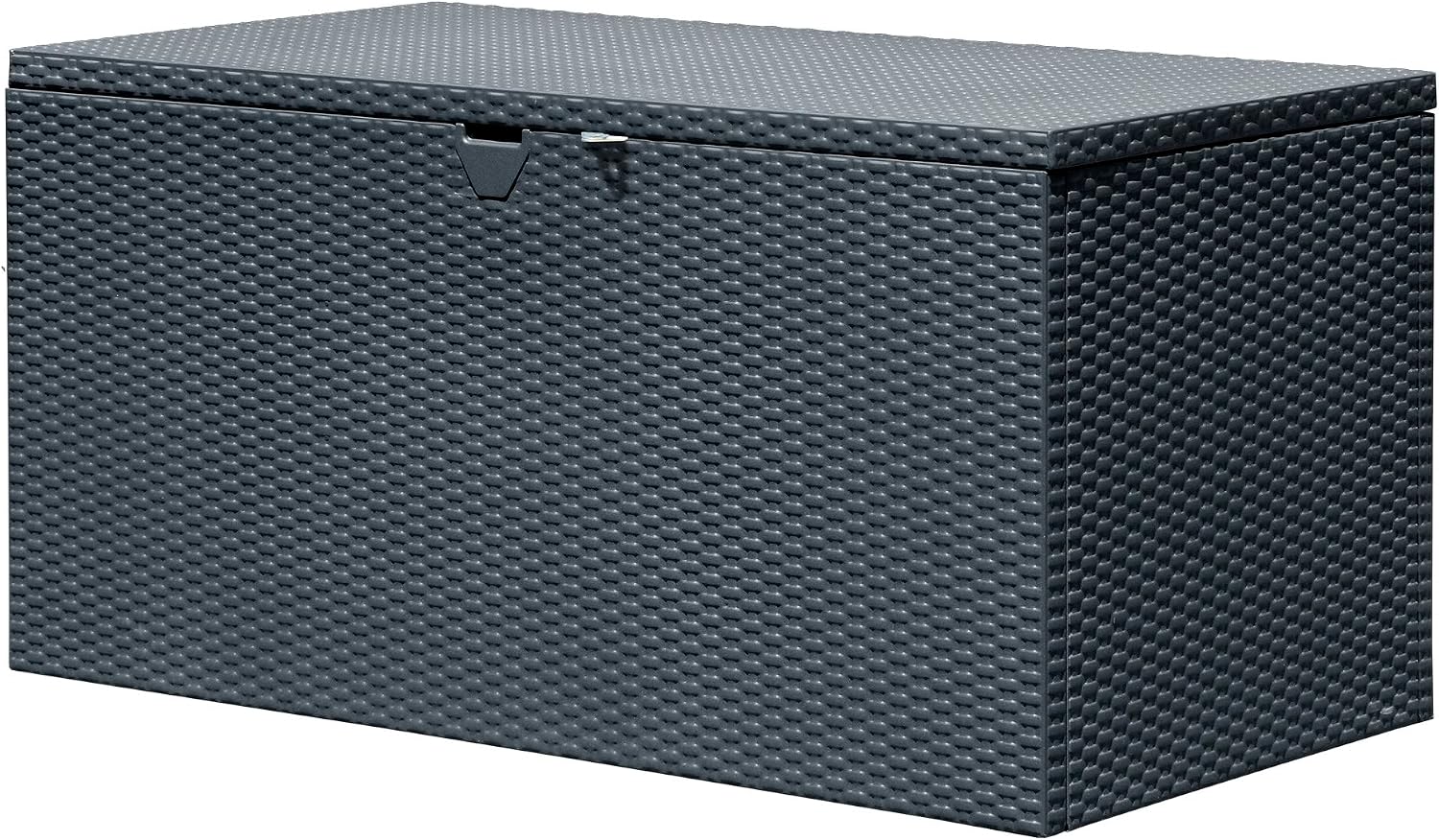 Arrow 4' x 2' x 2' Spacemaker Espresso 134 Gallon Hot-Dipped Galvanized Steel Storage Deck Box