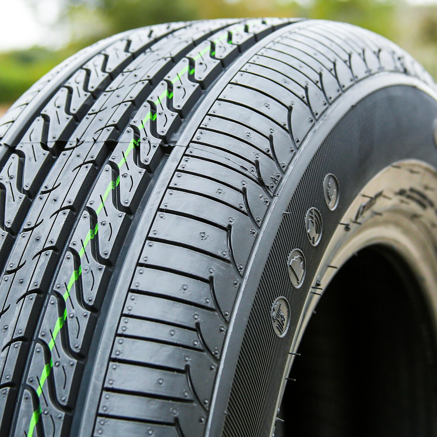 Accelera Eco Plush 175/70R13 82H SL All Season Touring Tire | Passenger Touring All Season Traction 82H Rated Standard Load Radial Construction Black Sidewall Tire
