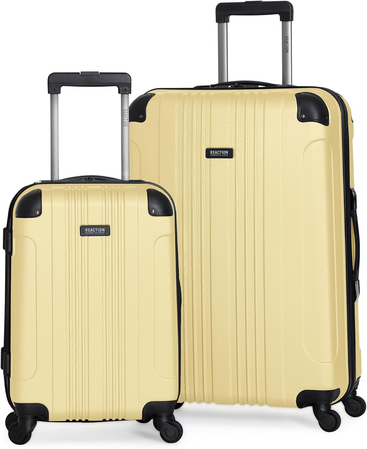 Kenneth Cole REACTION Out of Bounds Lightweight Hardshell 4-Wheel Spinner Luggage, Teal, 20-Inch Carry On