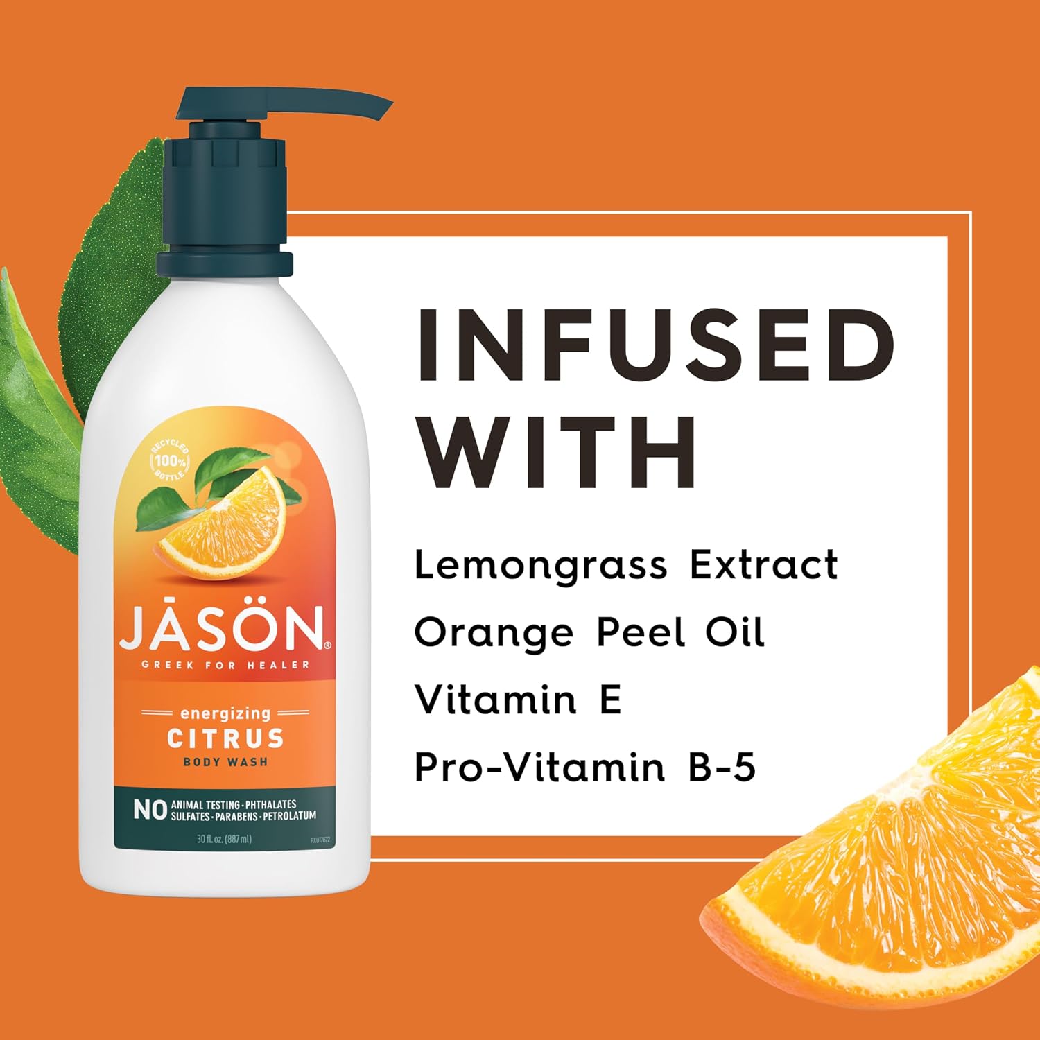 JASON Aloe Vera Shower Gel Body Wash - Soothing, Gentle Clean Feeling, 30 Fluid Ounces
