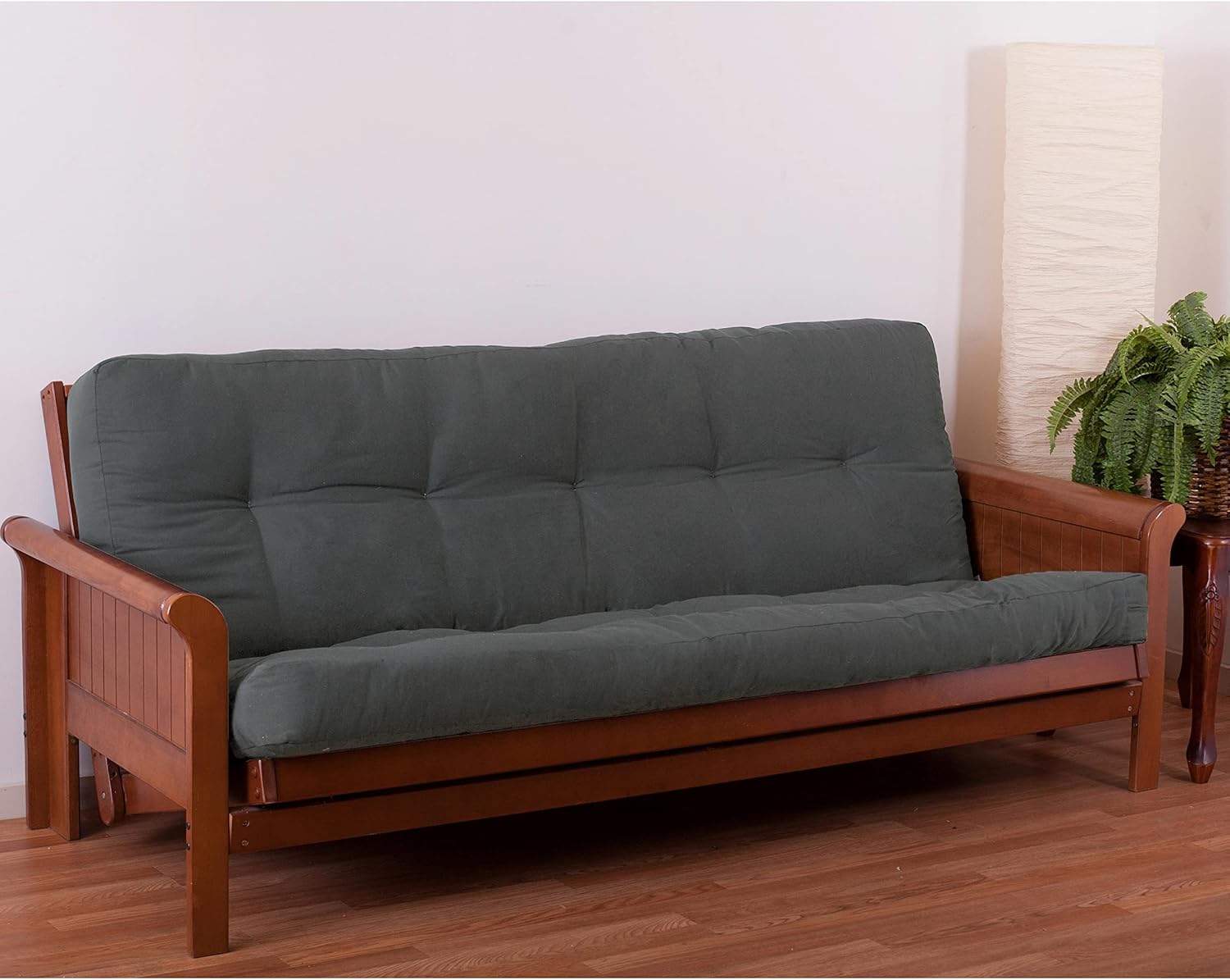 Blazing Needles Renewal 6" Twill Futon Mattress, Queen, Sage