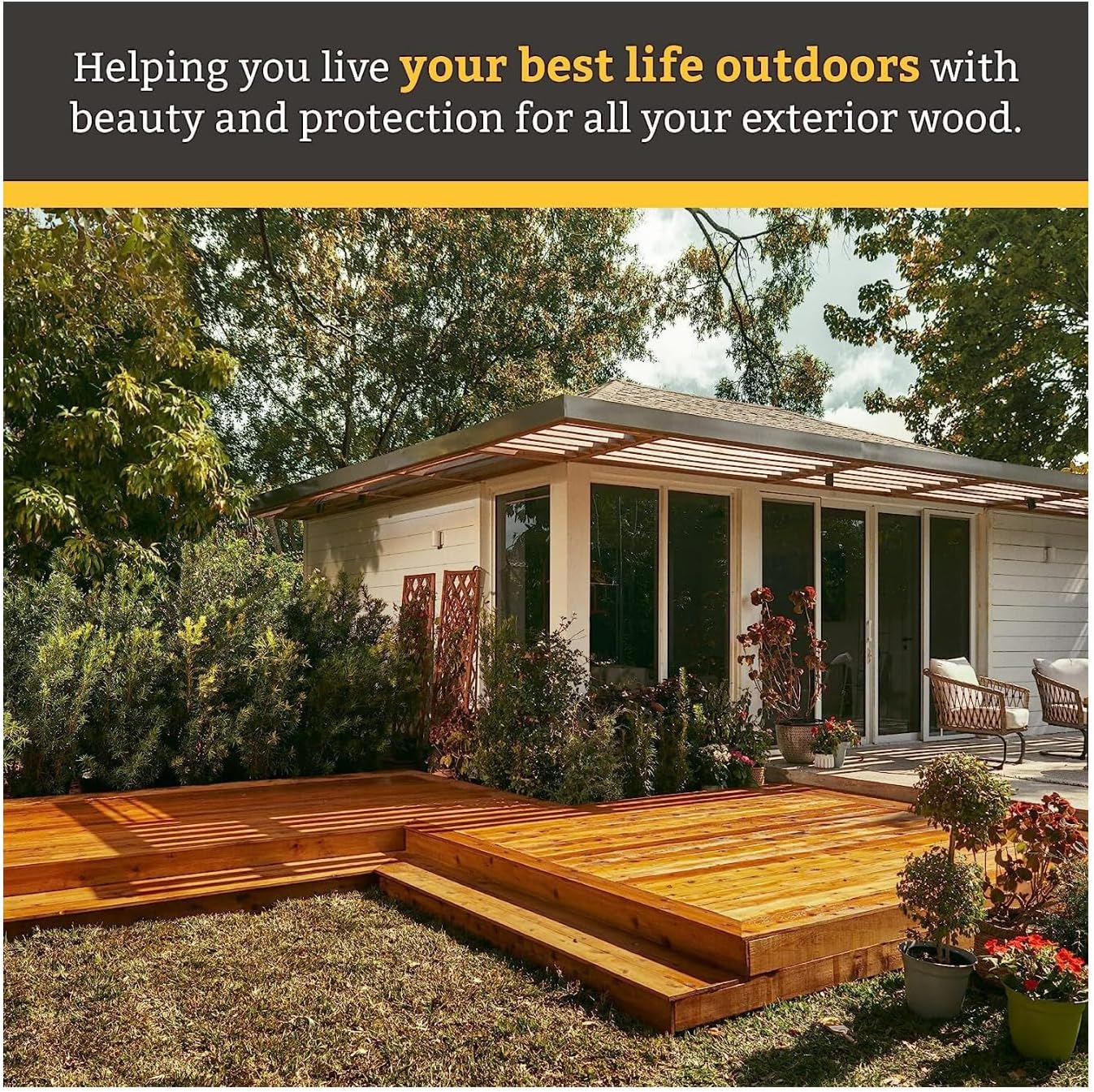 Cabot 140.0003005.007 Wood Toned Deck & Siding Stain, Pacific Redwood
