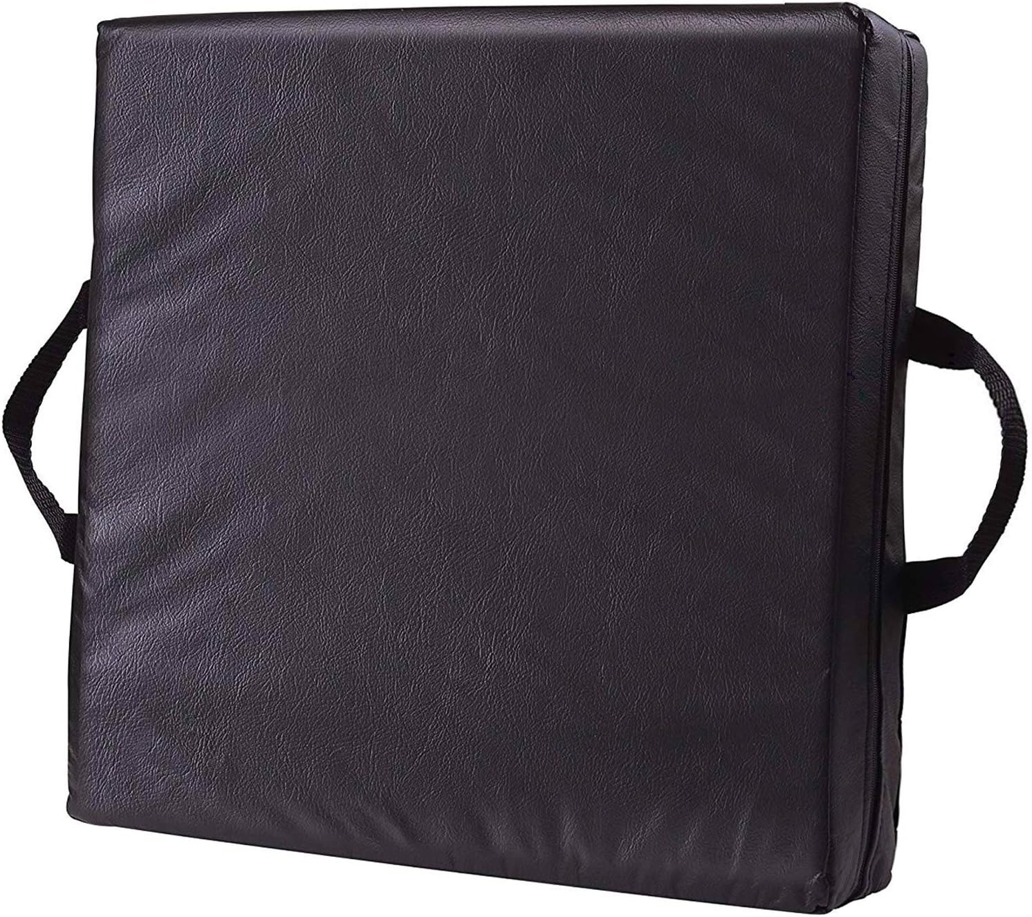 DMI Comfort Seat Cushion for Soft and Firm Support on Wheelchairs, Office Chairs, Dining Chairs and Stadium Seats, Standard Foam, 16 x 16 x 4, Black