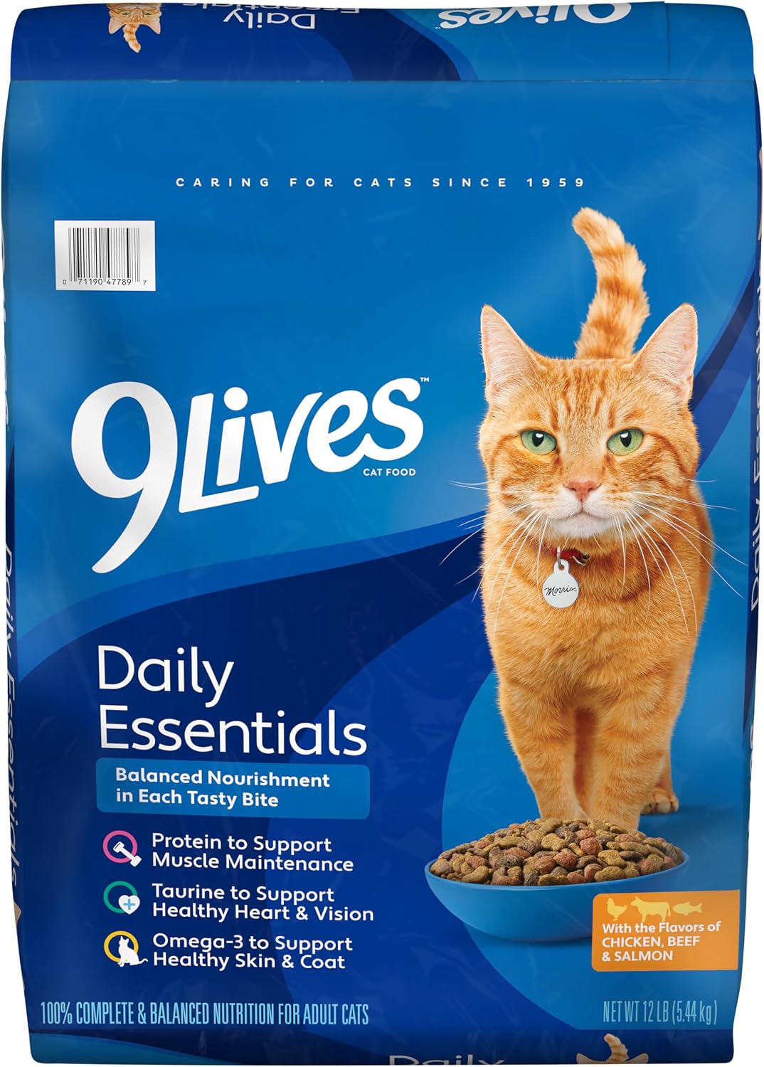 9Lives Daily Essentials Dry Cat Food, 20 Pound Bag