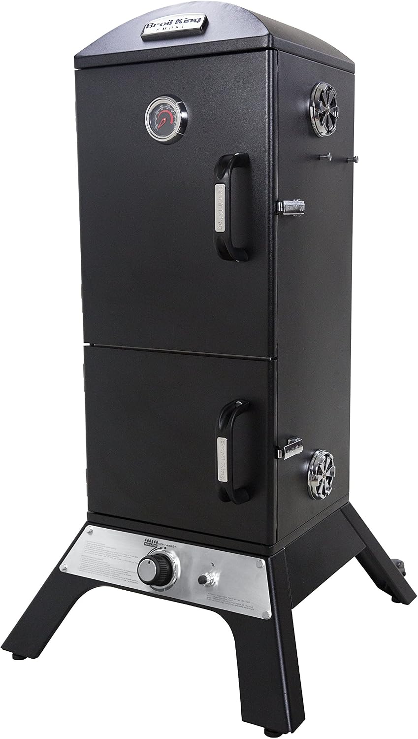 Broil King 923610 Vertical Charcoal Cabinet Smoker, Black