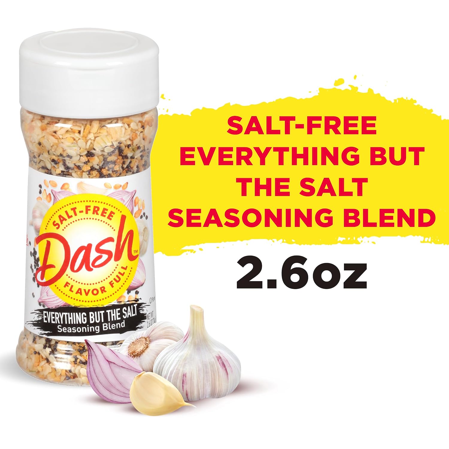 Dash Salt-Free Seasoning Blend, Everything But The Salt Seasoning Blend, 2.6 Ounce