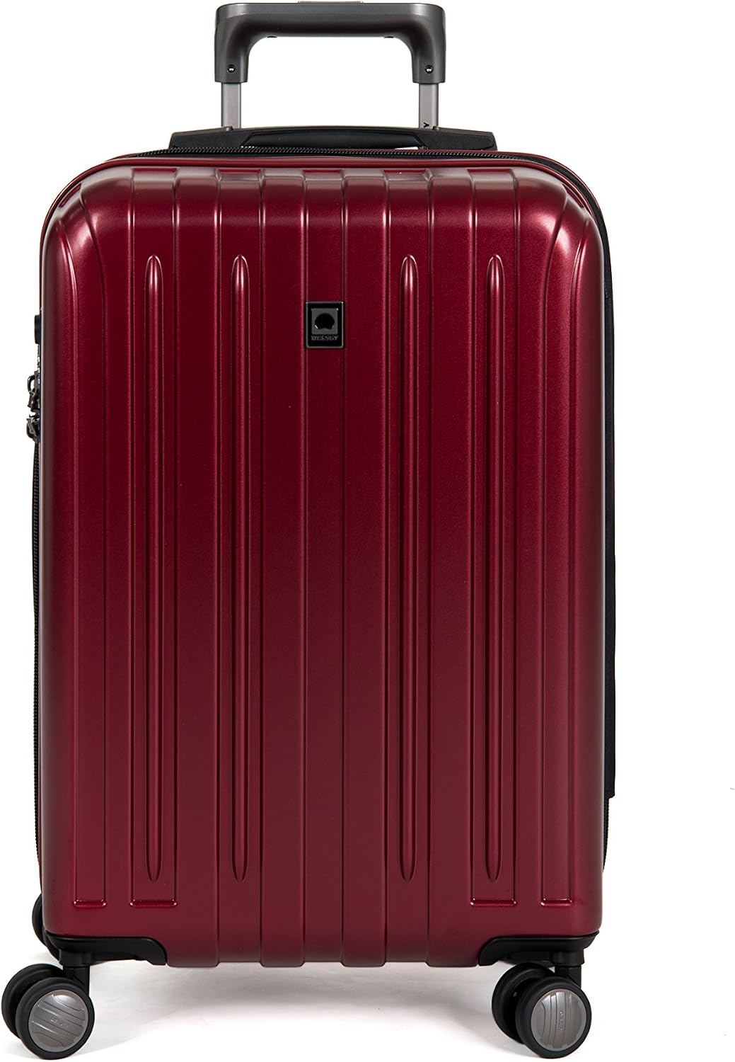 DELSEY PARIS Titanium Hardside Expandable Luggage with Spinner Wheels Carry-On Luggage, Graphite, Carry-On 19 Inch