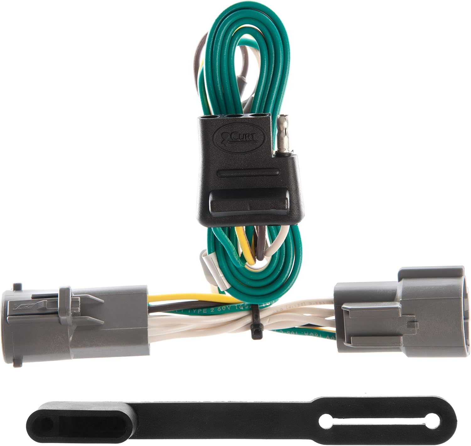 CURT 55316 Vehicle-Side Custom 4-Pin Trailer Wiring Harness for Select Ford F-Series, Cab and Chassis Pickup Trucks