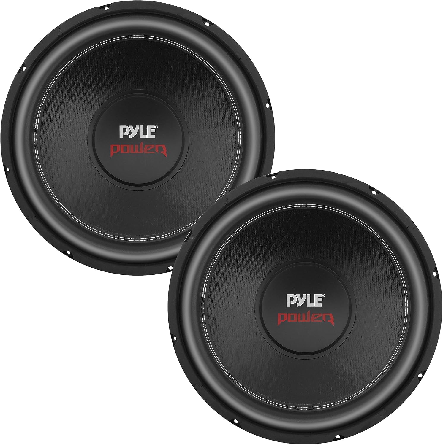 Pyle 8" Car Subwoofer Speaker - 800 Watt Dual 4 Ohm Voice Coil, Treated Foam Surround, Non-Pressed Paper Cone, 60oz Magnet - Powerful Vehicle Audio Bass Woofer for Car Stereo Systems - PLPW8D (Black)