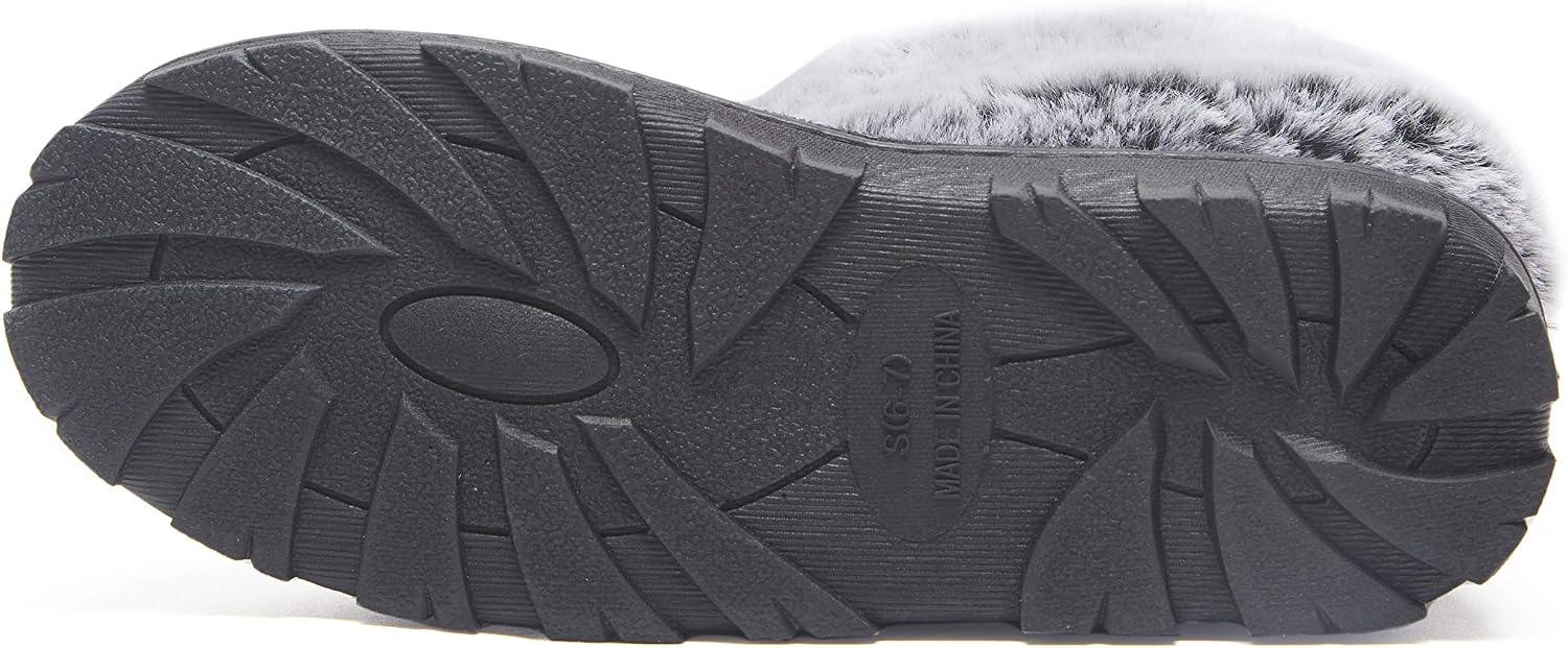 Jessica Simpson Women's and Girls Microsuede Super Soft Bootie Slippers with Indoor Outdoor Sole- Mommy & Me Set Options