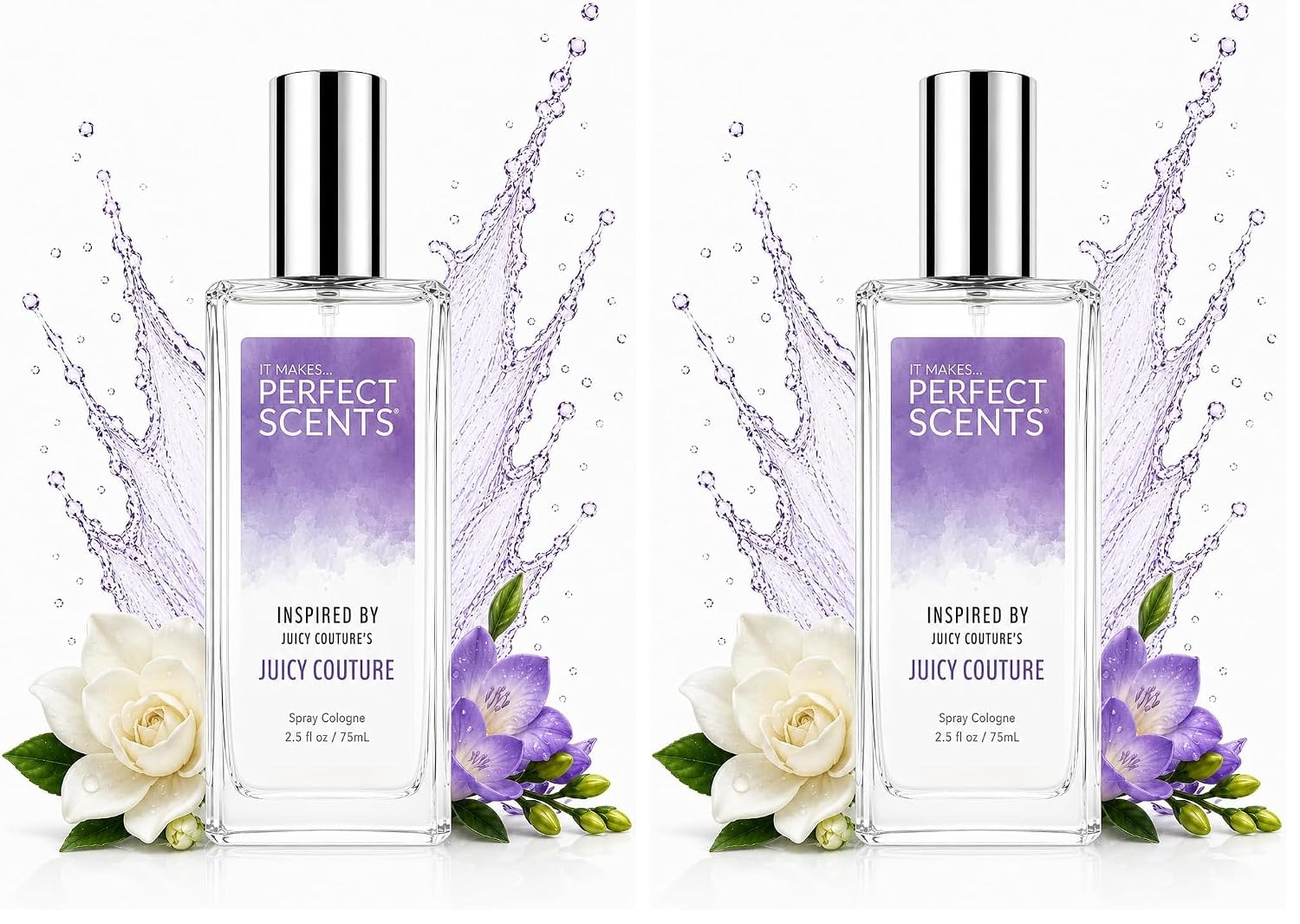 Perfect Scents Fragrances, Inspired by Juicy Couture's Juicy Couture, Women’s Eau de Toilette, Vegan, Paraben-Free, Phthalate-Free, Never Tested on Animals, 2.5 Fluid Ounces