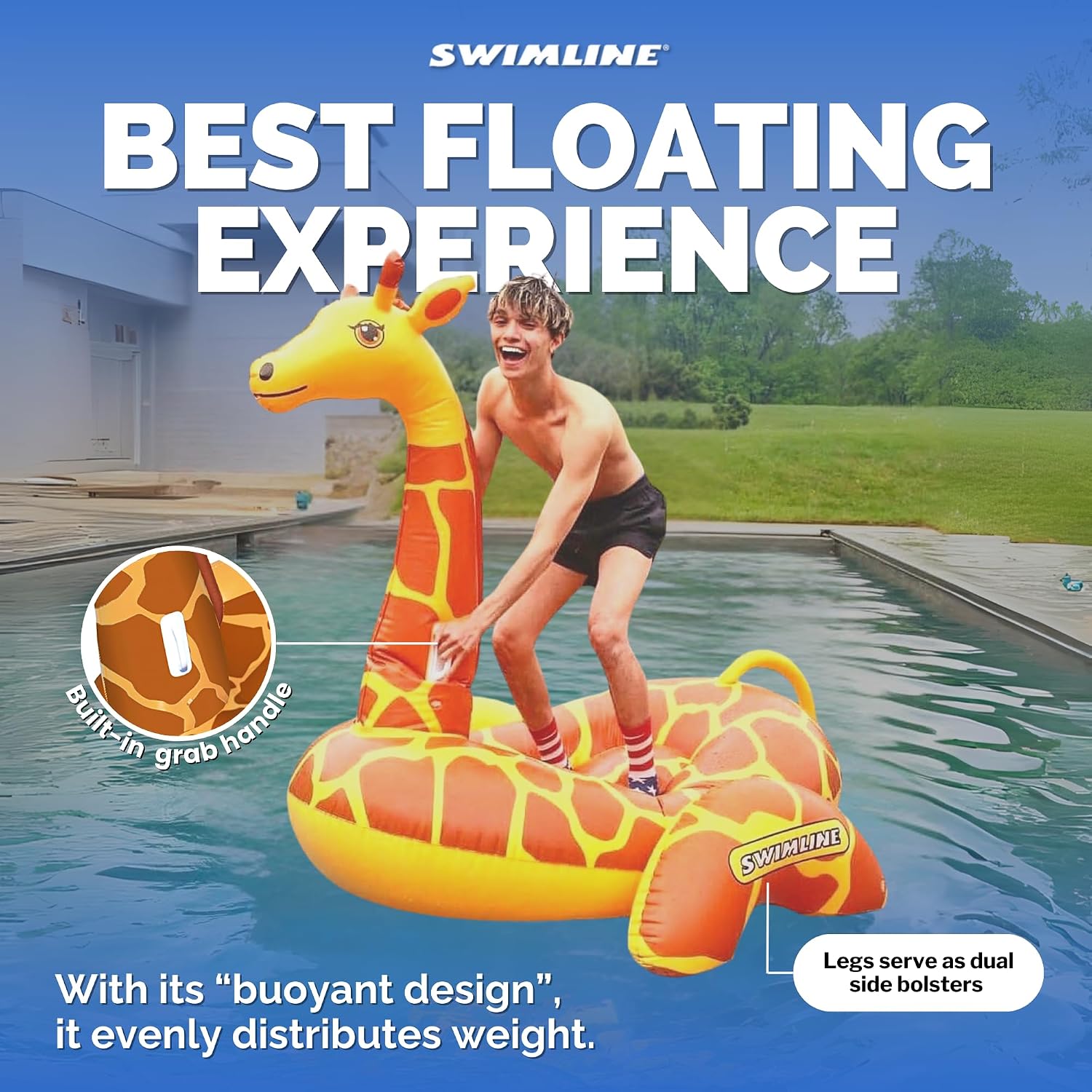 SWIMLINE Original Giant Inflatable Pool Float Floatie Ride-On