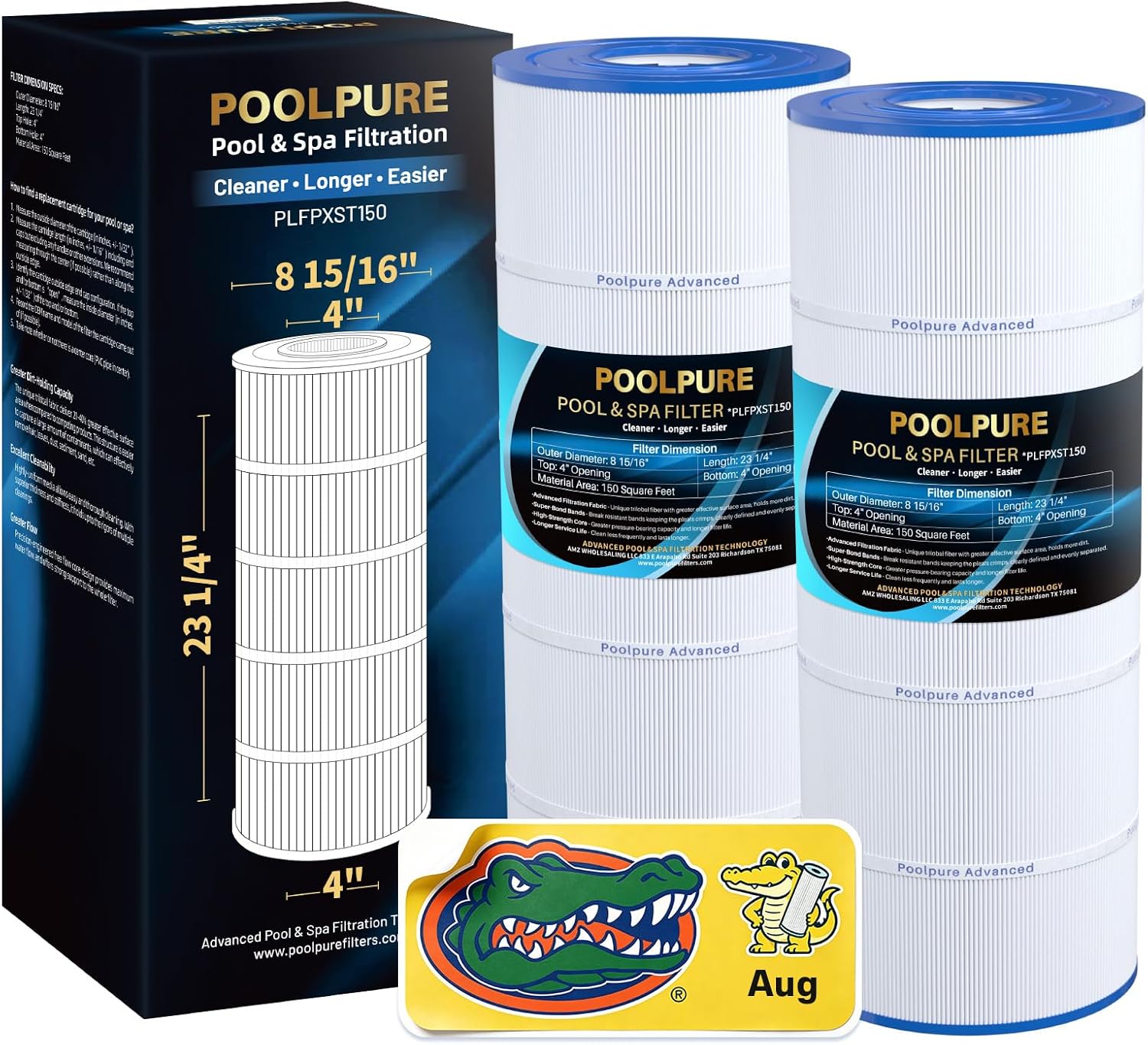 POOLPURE PXST100 Pool Filter Replaces Hayward X-Stream CC1000 1PACK
