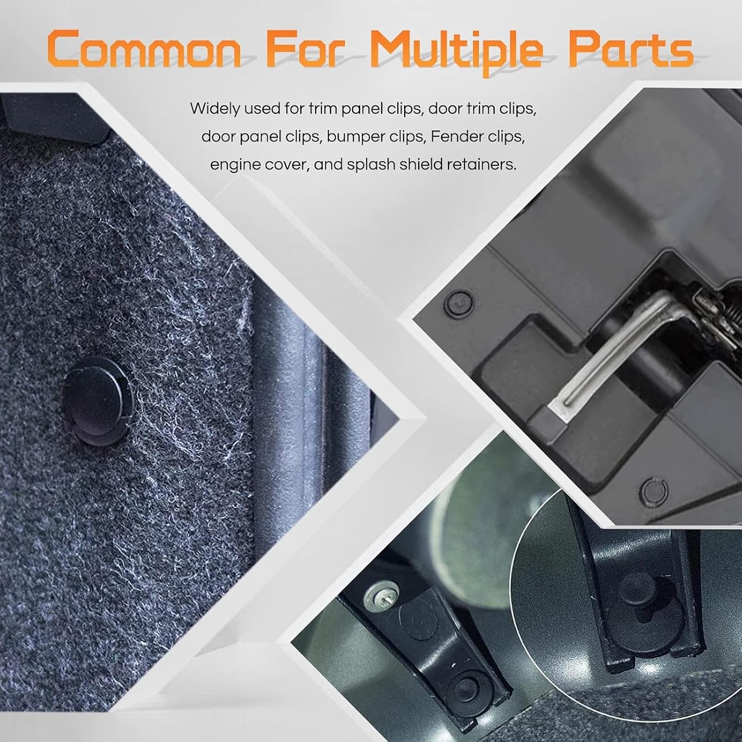 OTUAYAUTO 245 PCS Fender Clips Car Clips Bumper Plastic Rivets