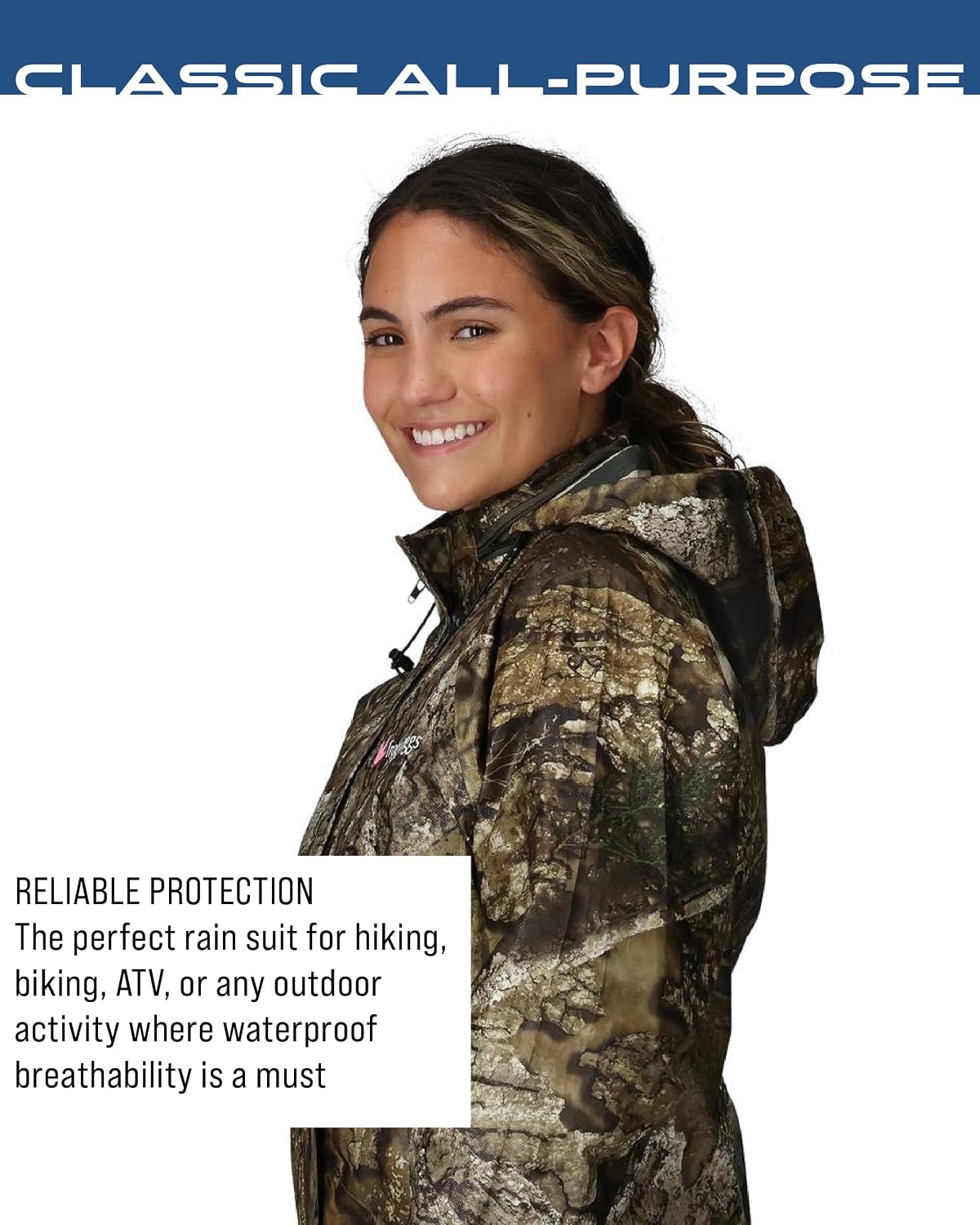 FROGG TOGGS Women's Classic All-Purpose Waterproof Breathable Rain Suit