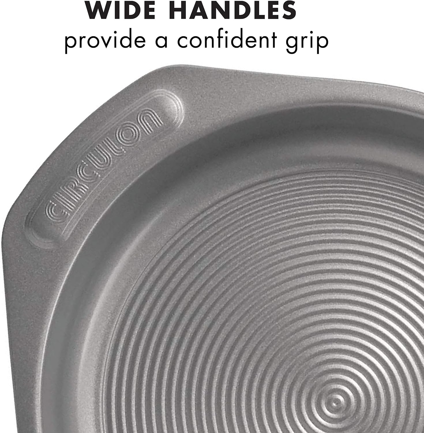 Circulon Nonstick Bakeware Set, Cookie Sheets for Baking Nonstick, 2-Piece, Gray