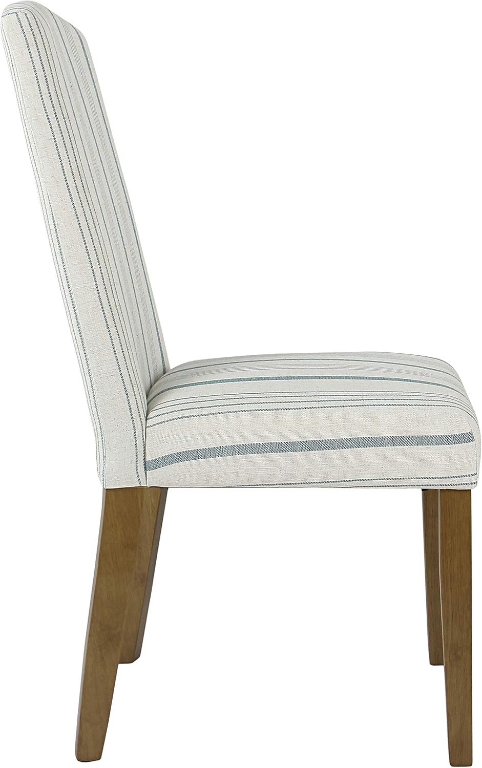 Homepop Home Decor | Classic Upholstered Parsons Dining Chairs | Set of 2 Accent Dining Chairs with Nailhead Trim, Natural Linen