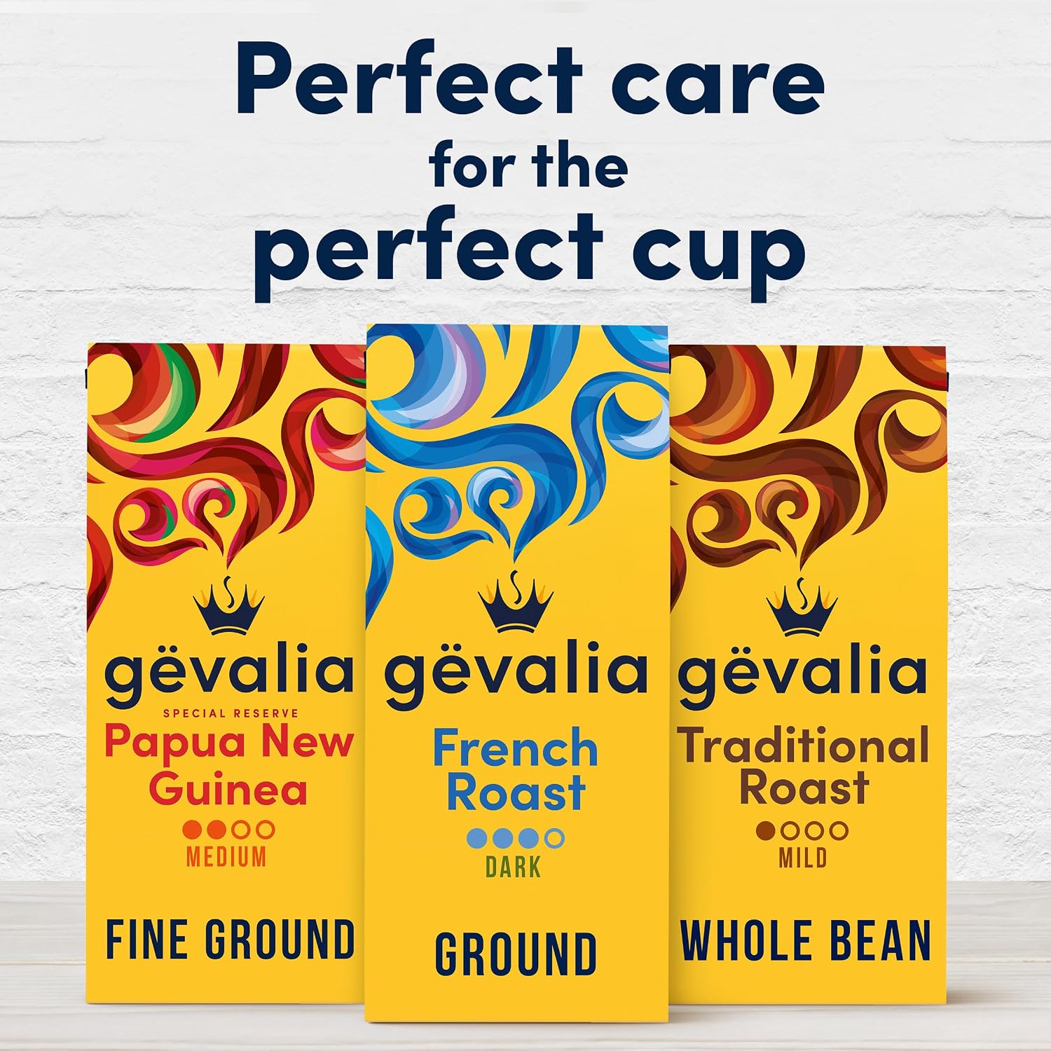 Gevalia Ground Coffee, French Roast Dark Roast, 12 oz Bag