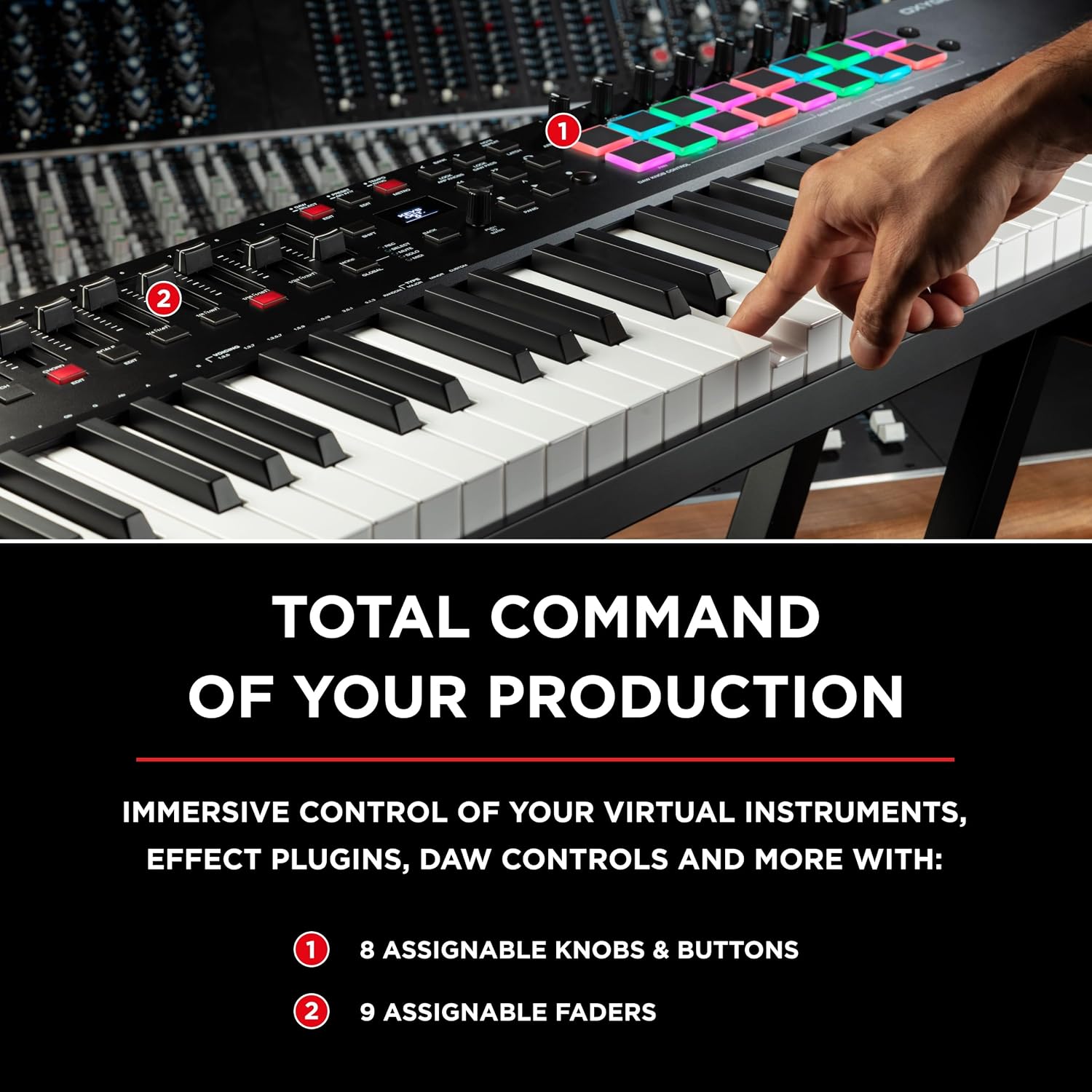M-AUDIO Oxygen Pro 61 USB MIDI Keyboard Controller