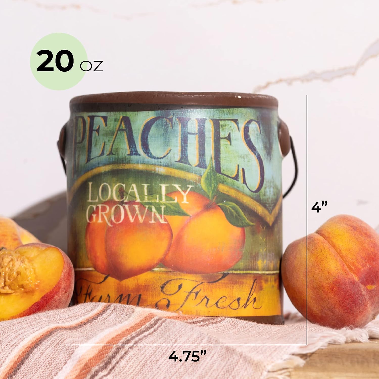 A CHEERFUL GIVER 95hr 20oz Scented Candle - Balsam Fir - Multi-Wick Glass Candle - Gifts For Men and Women