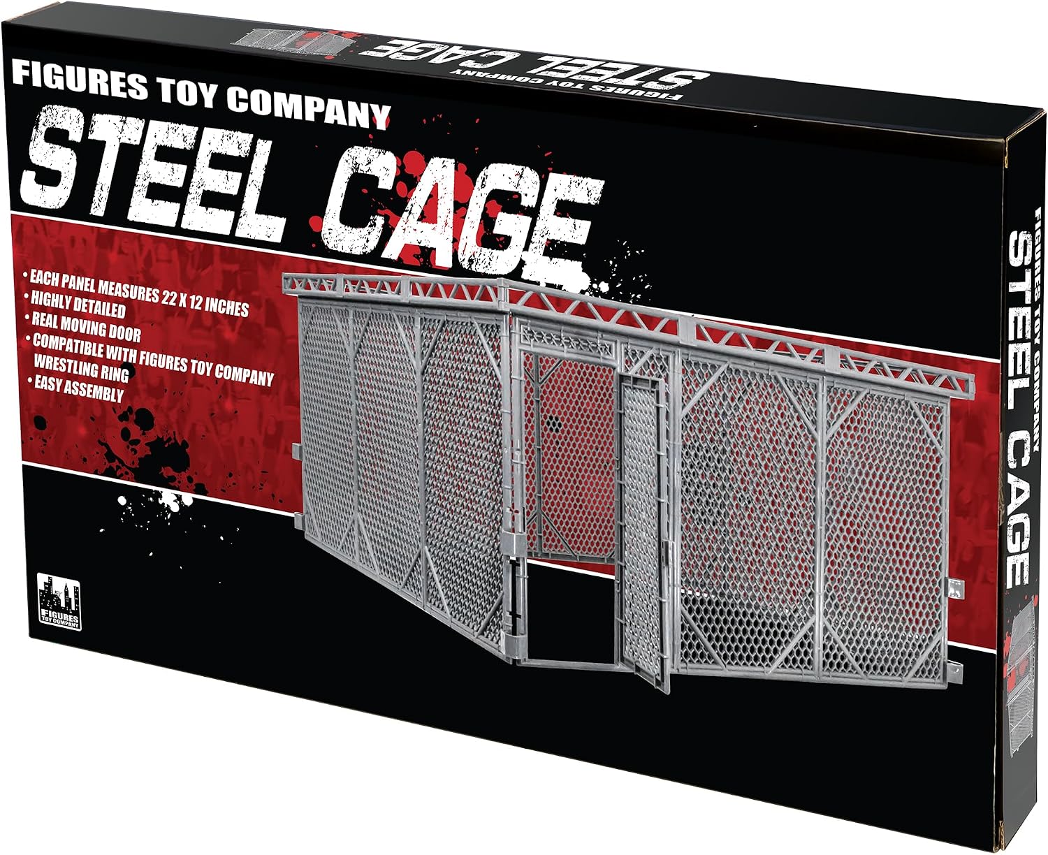 Figures Toy Company Steel Cage Playset Wrestling Rings